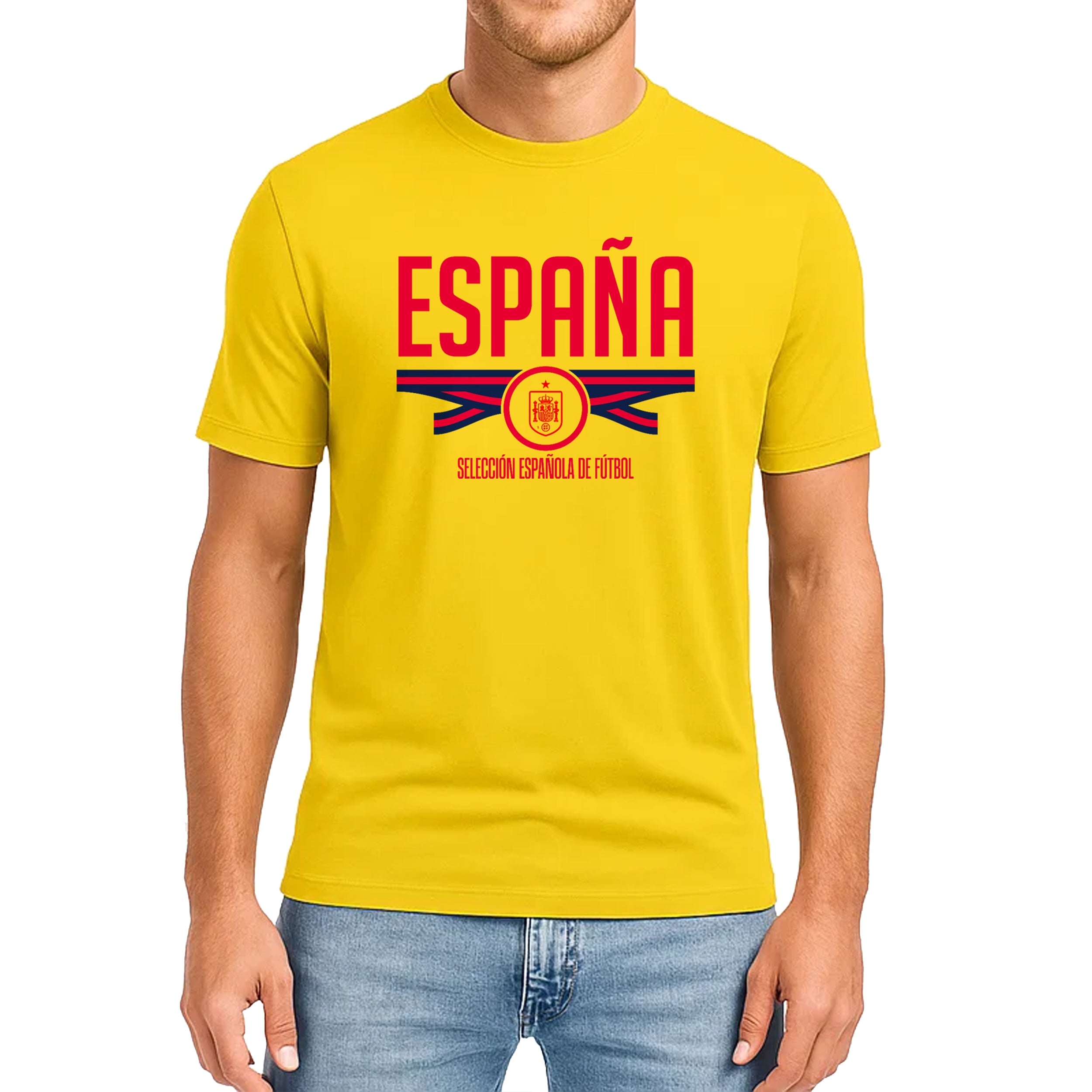 Spain T-Shirt Yellow Model