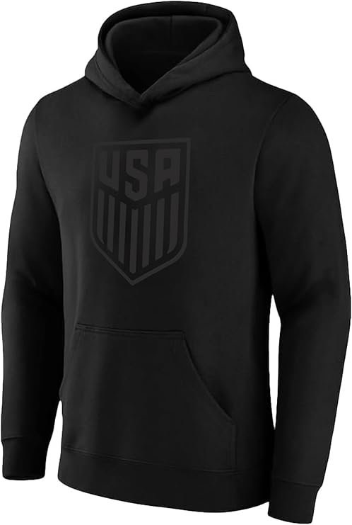 U.S. Soccer Blackout Unisex Youth Cotton Pullover Hoodie