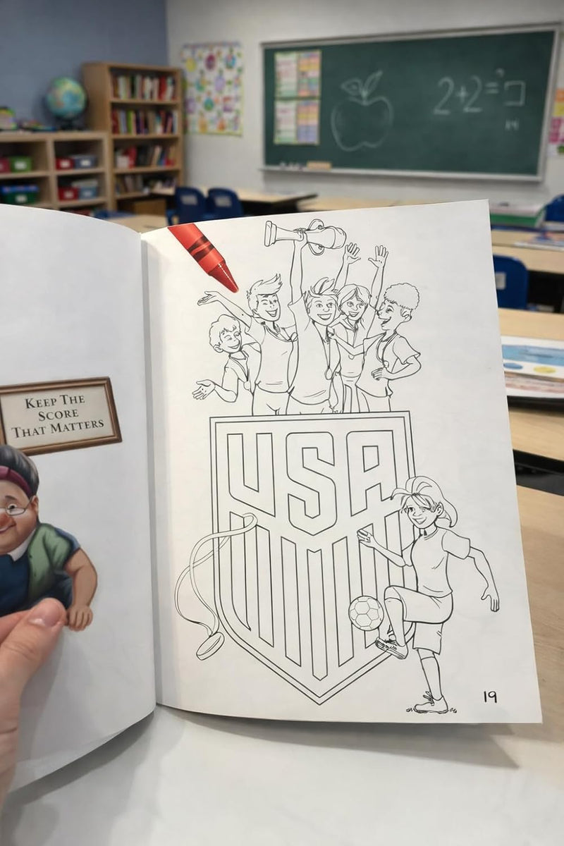 Crayola X US Soccer Federation Coloring Book - CRY001BK - image 7