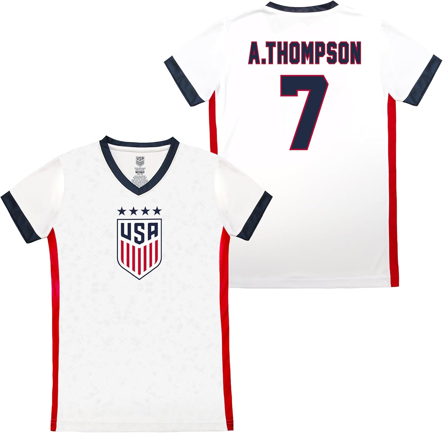 US Women's National Team Alyssa Thompson Game Day Shirt- Unisex Kids -  WNT81GD-WR2