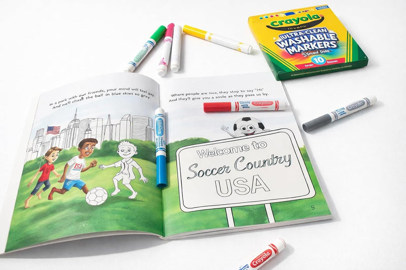 Crayola X US Soccer Federation Coloring Book - CRY001BK - image 3