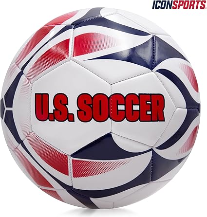 US Men's National Team Soccer Ball Size 5 USA83BL