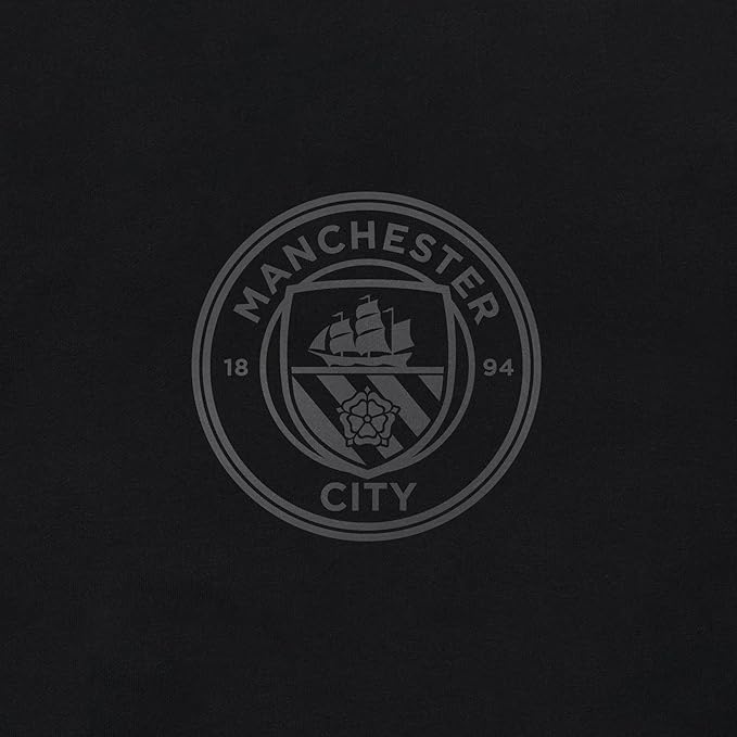 Manchester City Blackout Unisex Youth Cotton Pullover Hoodie