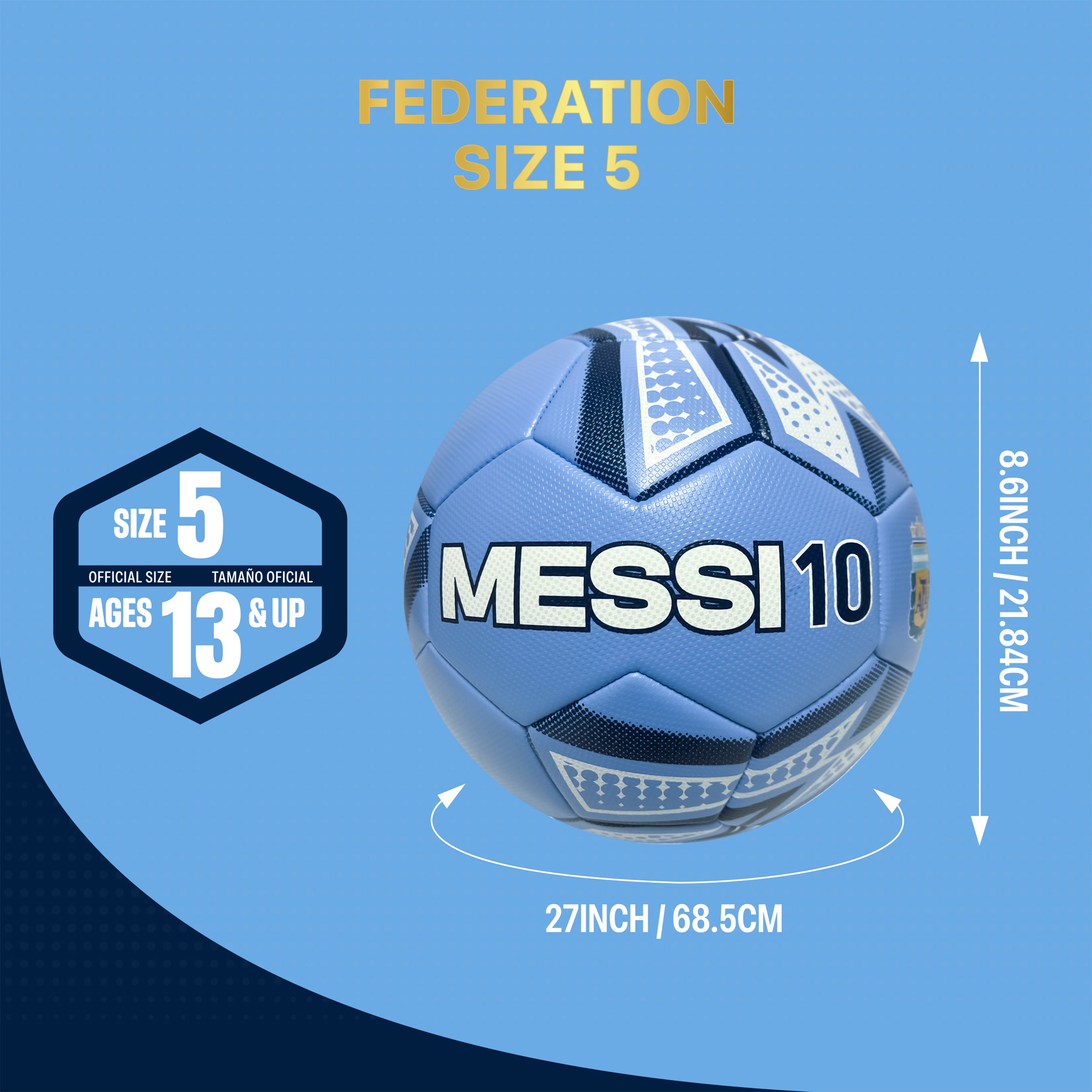 Argentina Soccer Ball Detail 1