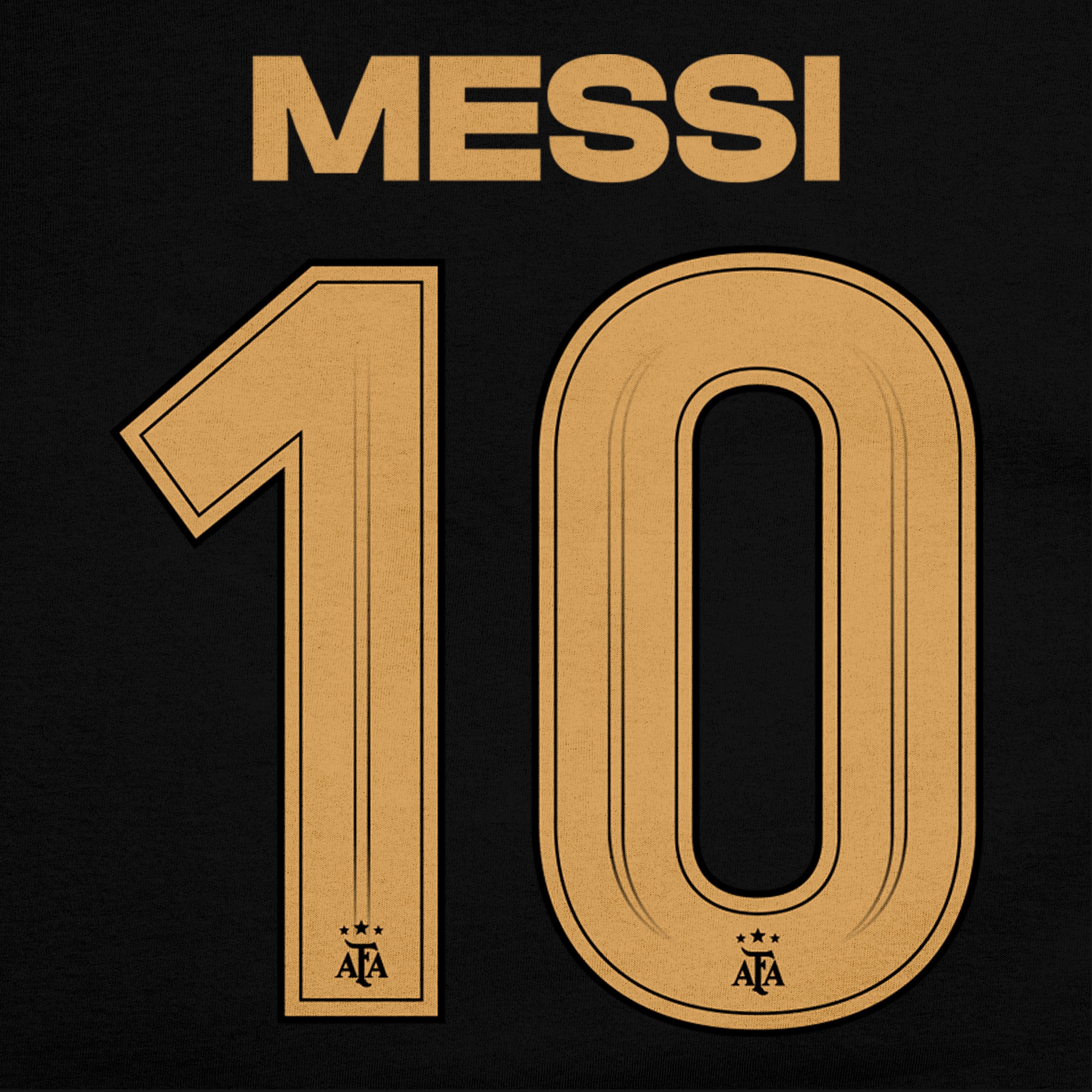 Lionel Messi Black Hoodie Detail 2 
