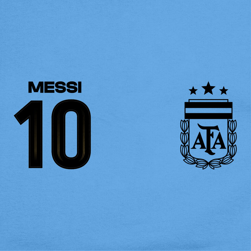 Lionel Messi Hoodie Detail Light Blue