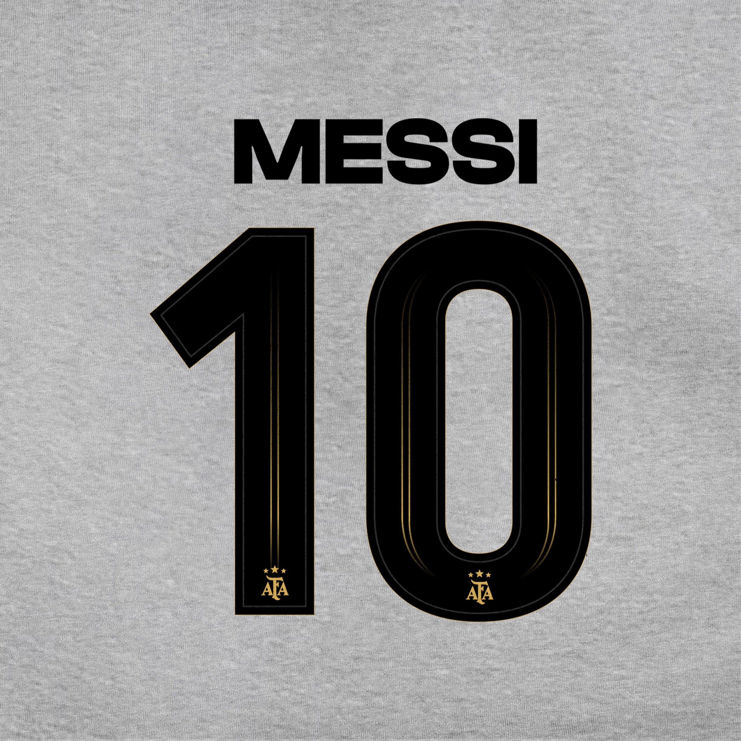 Lionel Messi Hoodie Detail 2 Light Grey