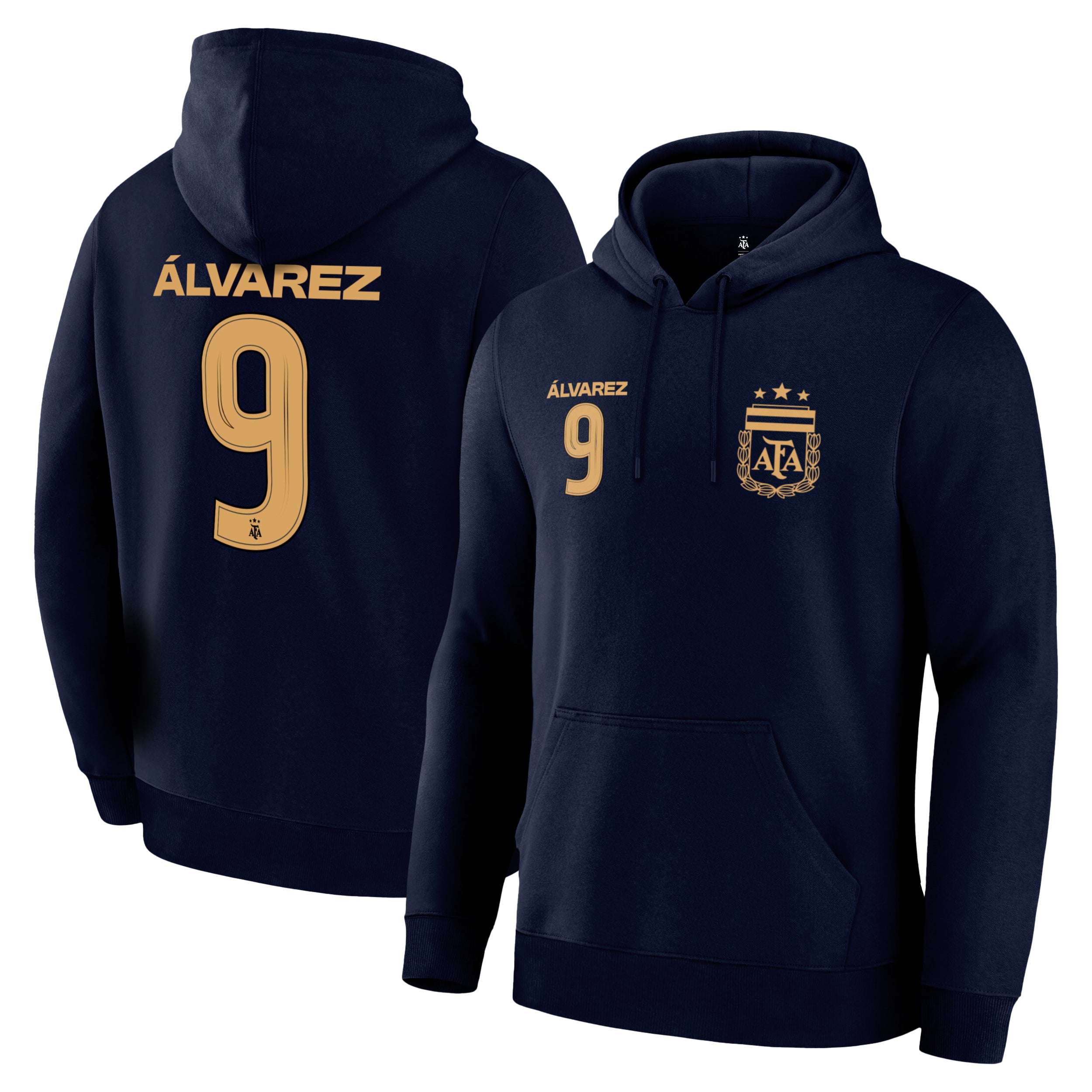 Alvarez Hoodie Front Back Navy