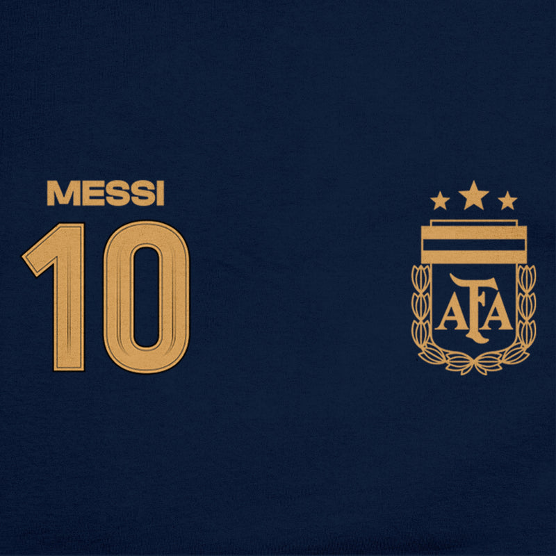 Lionel Messi Hoodie Detail Navy