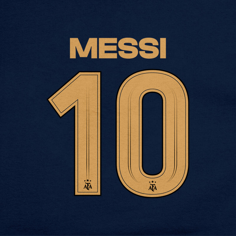 Lionel Messi Hoodie Detail 2 Navy