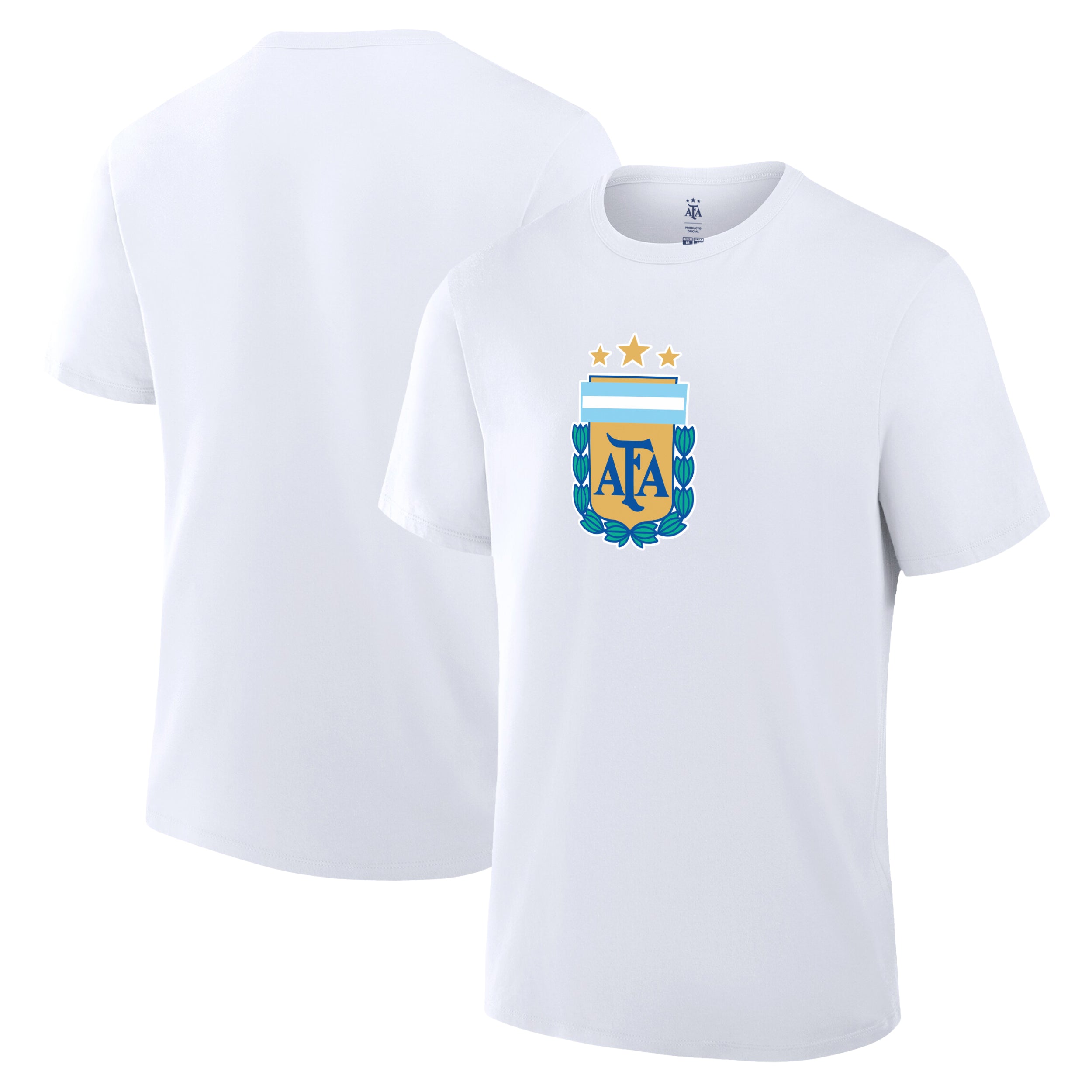 Argentina White Shirt Front Back