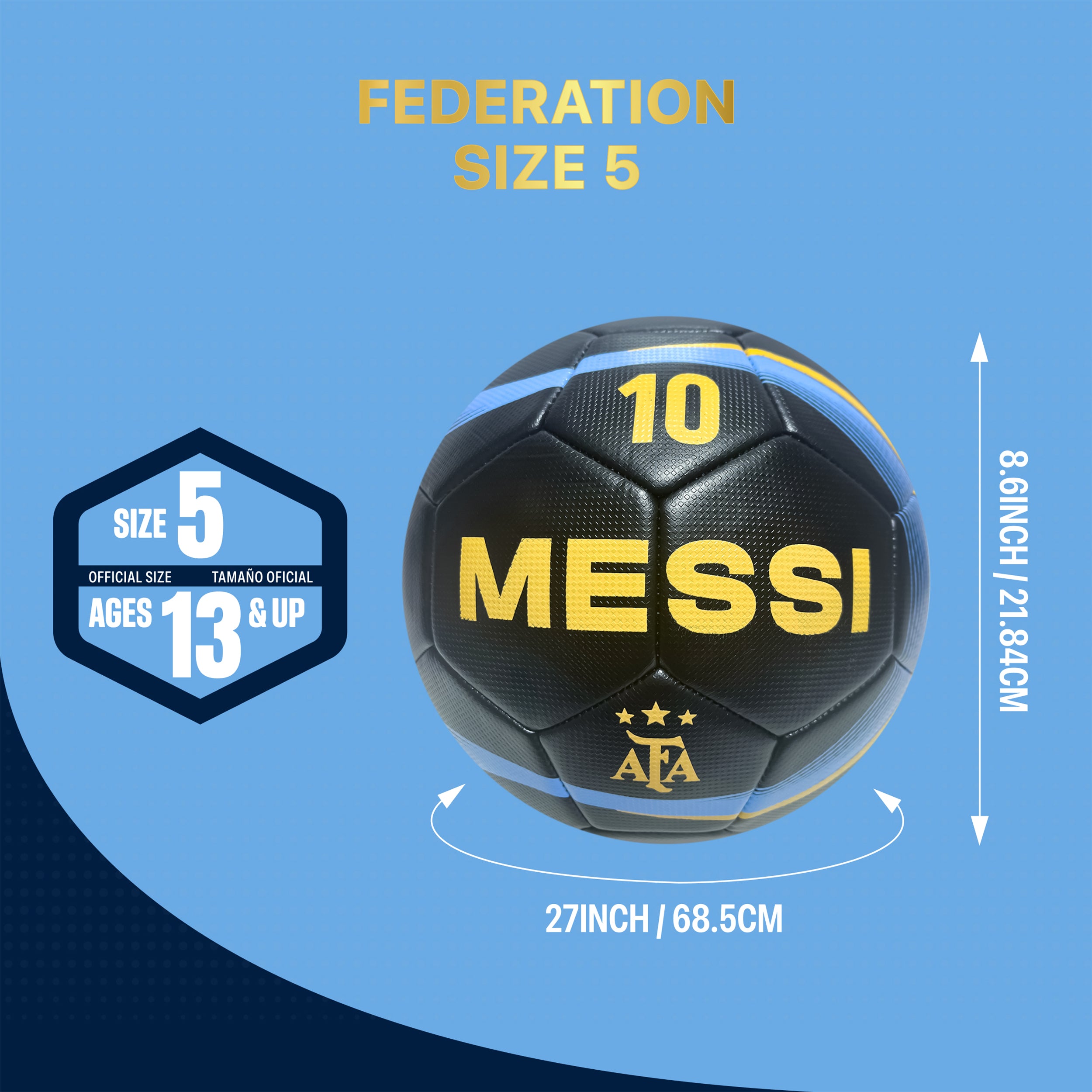 Argentina Soccer Ball Detail 1