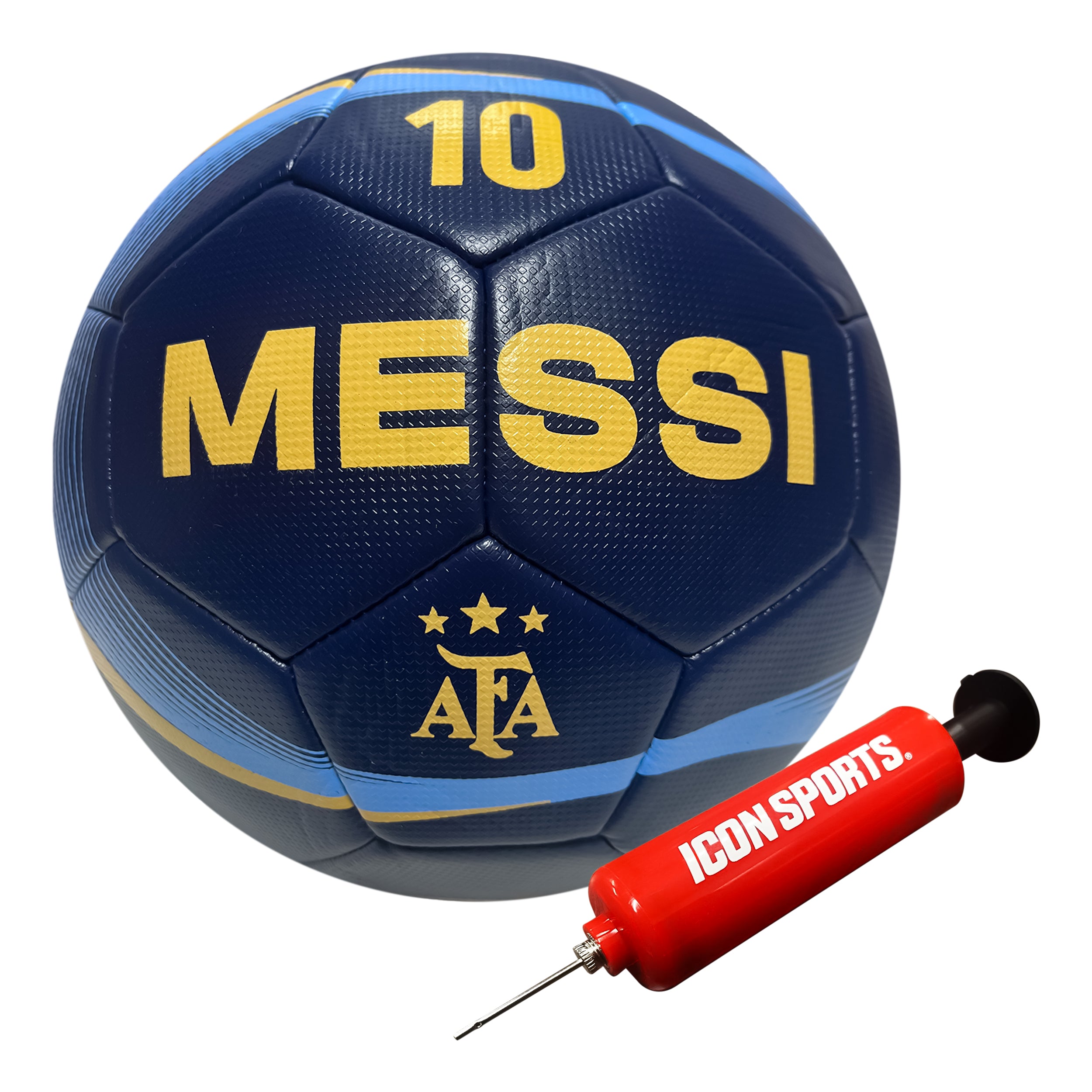 Argentina Soccer Ball Navy Side 1