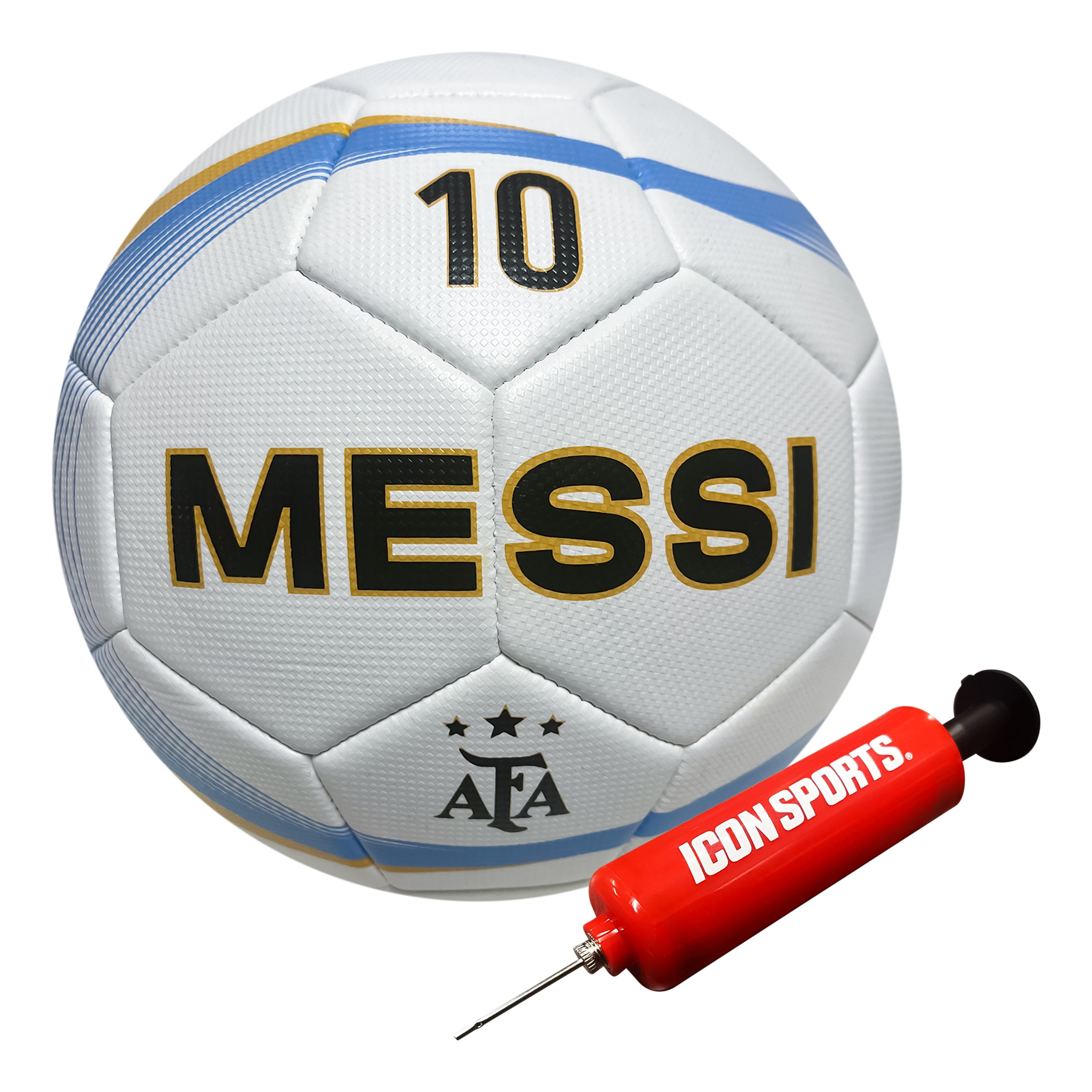 Argentina Soccer Ball White Side 1