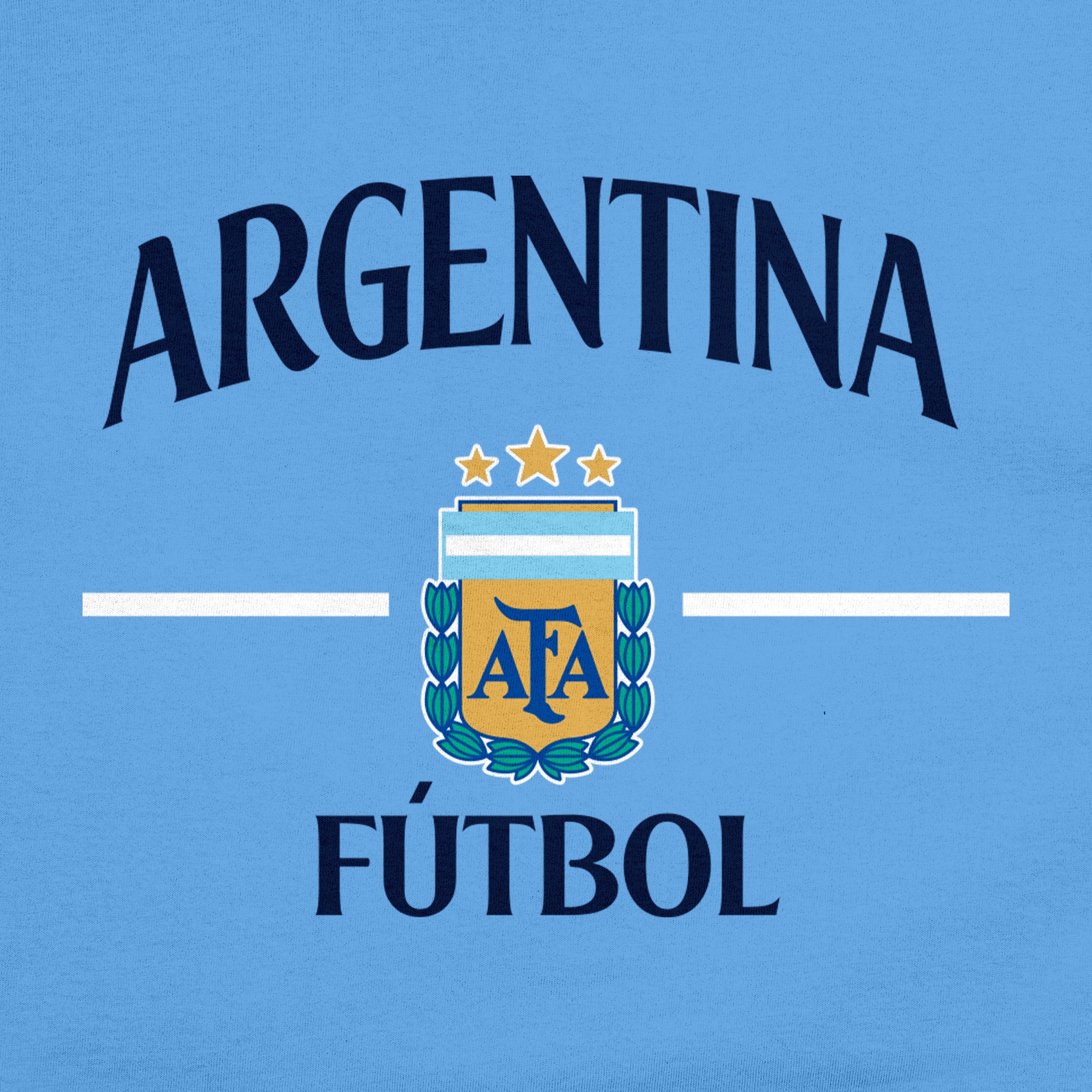 Argentina Light Blue T Shirt Detail 1