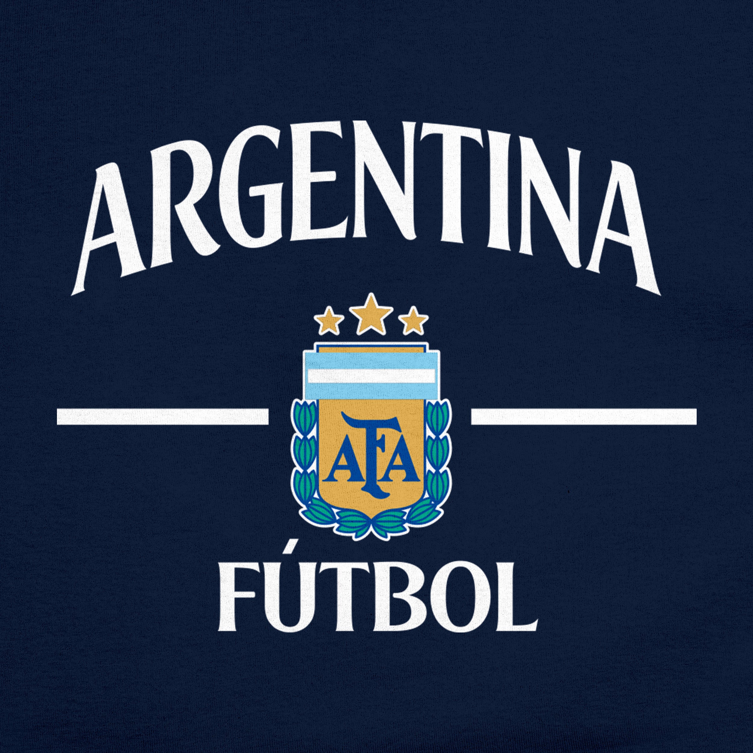 Argentina Navy T Shirt Detail 1