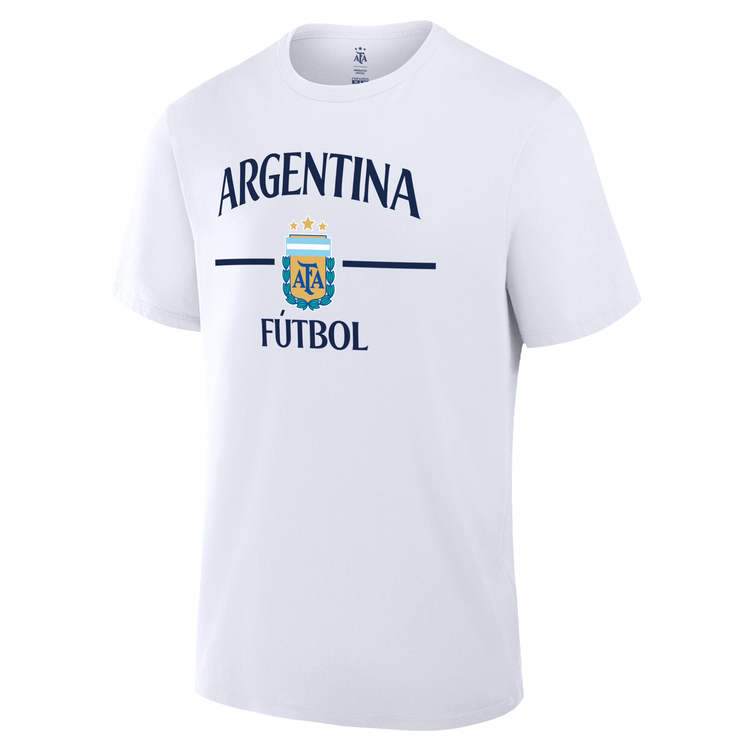 Argentina White T Shirt Front