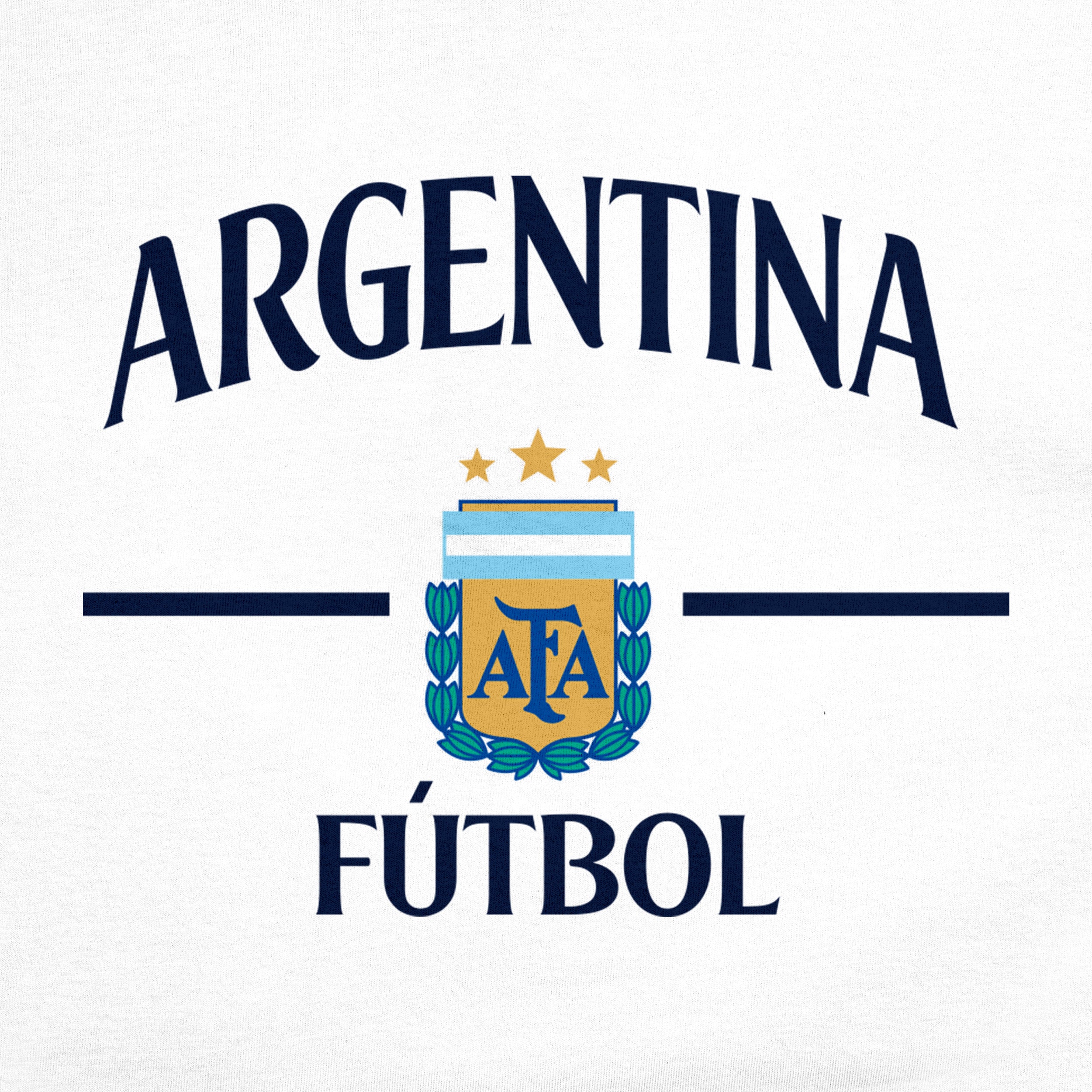 Argentina White T Shirt Detail 1