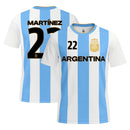Argentina Lautaro Martinez Game Day Shirt - AFA336GD