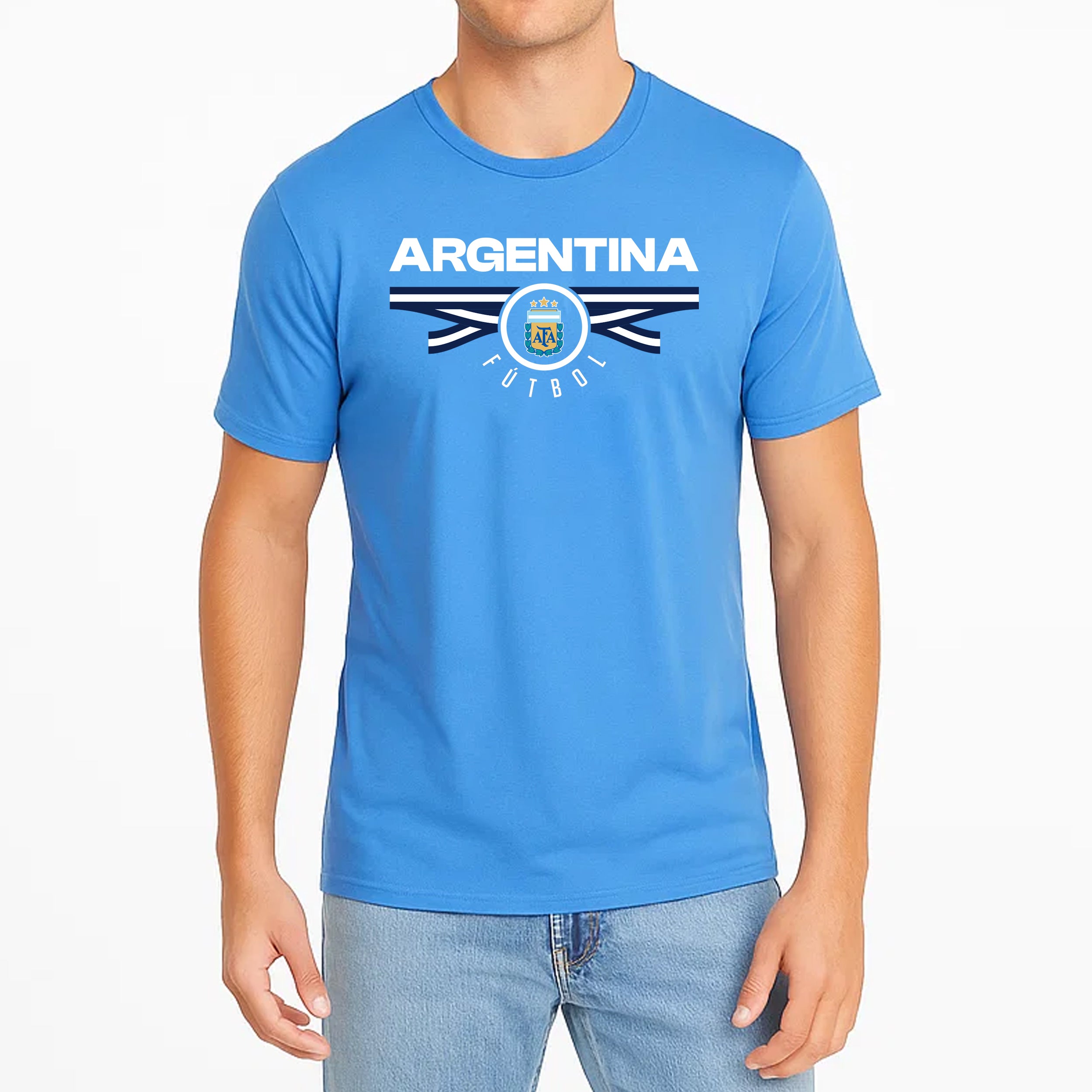 Argentina Light Blue T Shirt Model