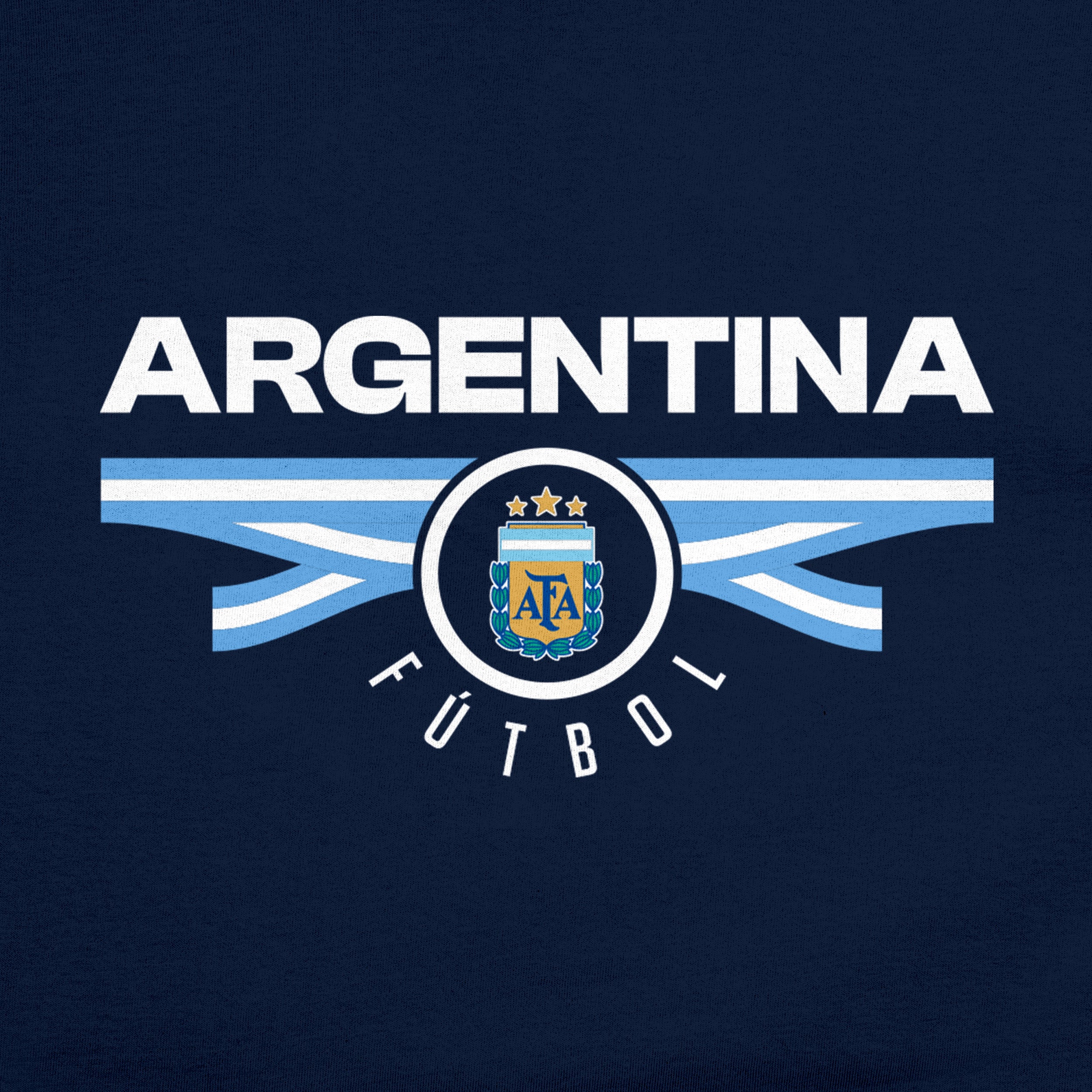 Argentina Navy T Shirt Detail 1