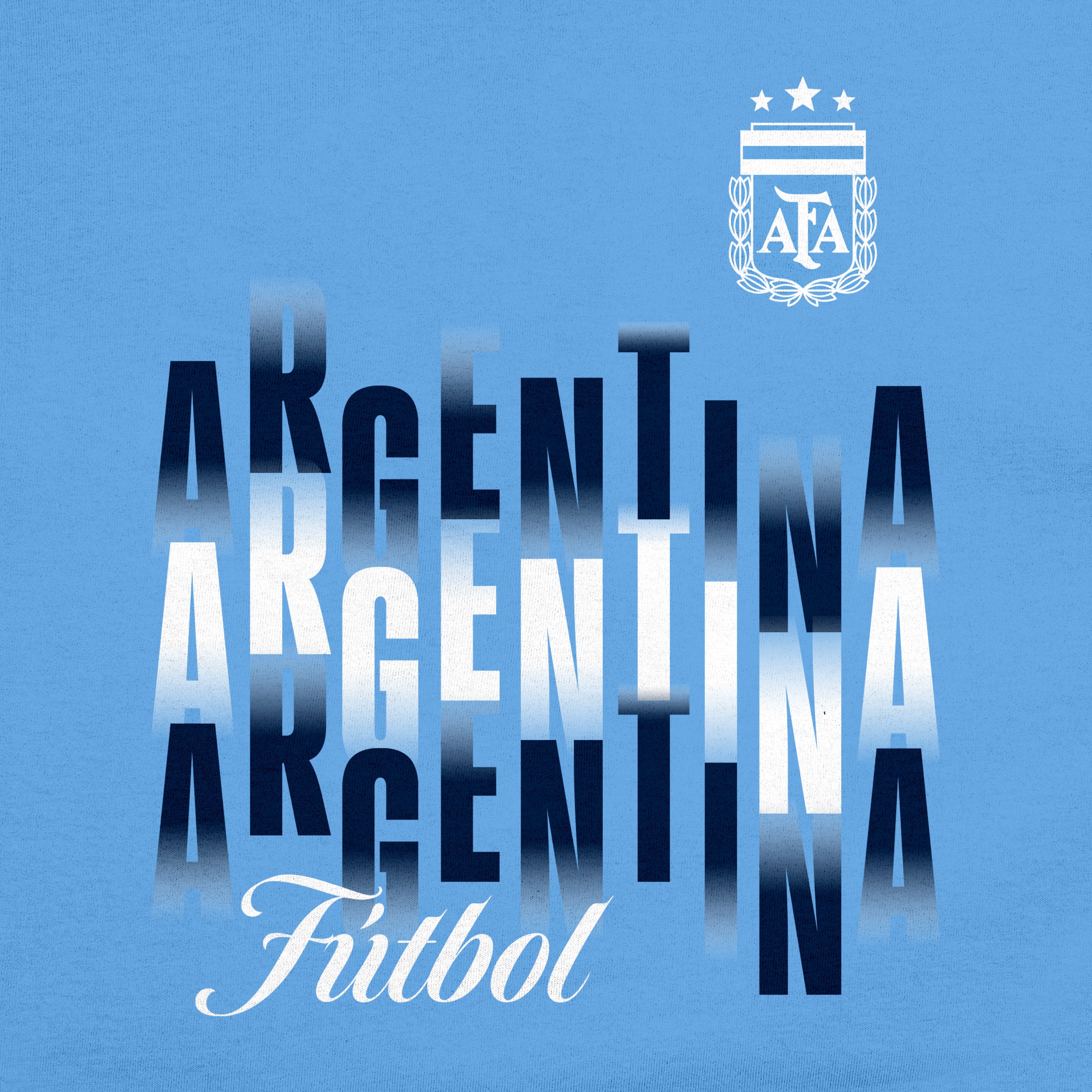 Argentina Light Blue T Shirt Detail 1