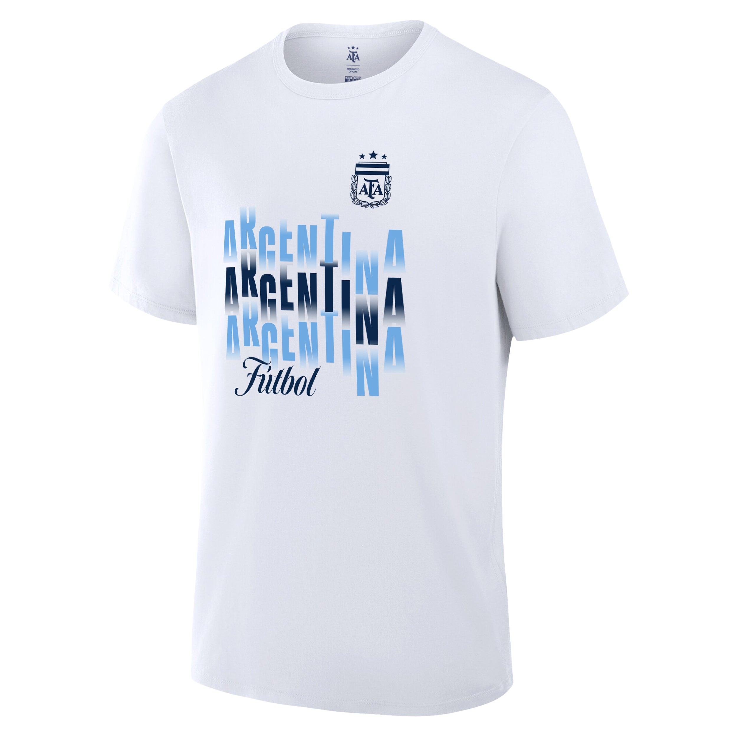 Argentina White T Shirt Front
