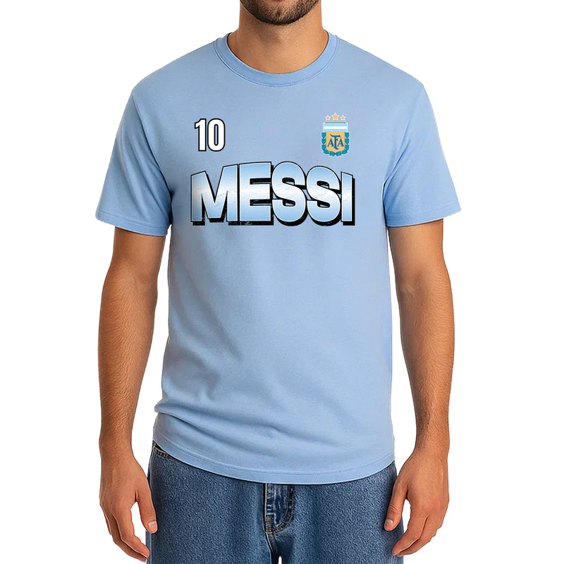 Argentina Lionel Messi Cotton T-Shirt - AFA697CT