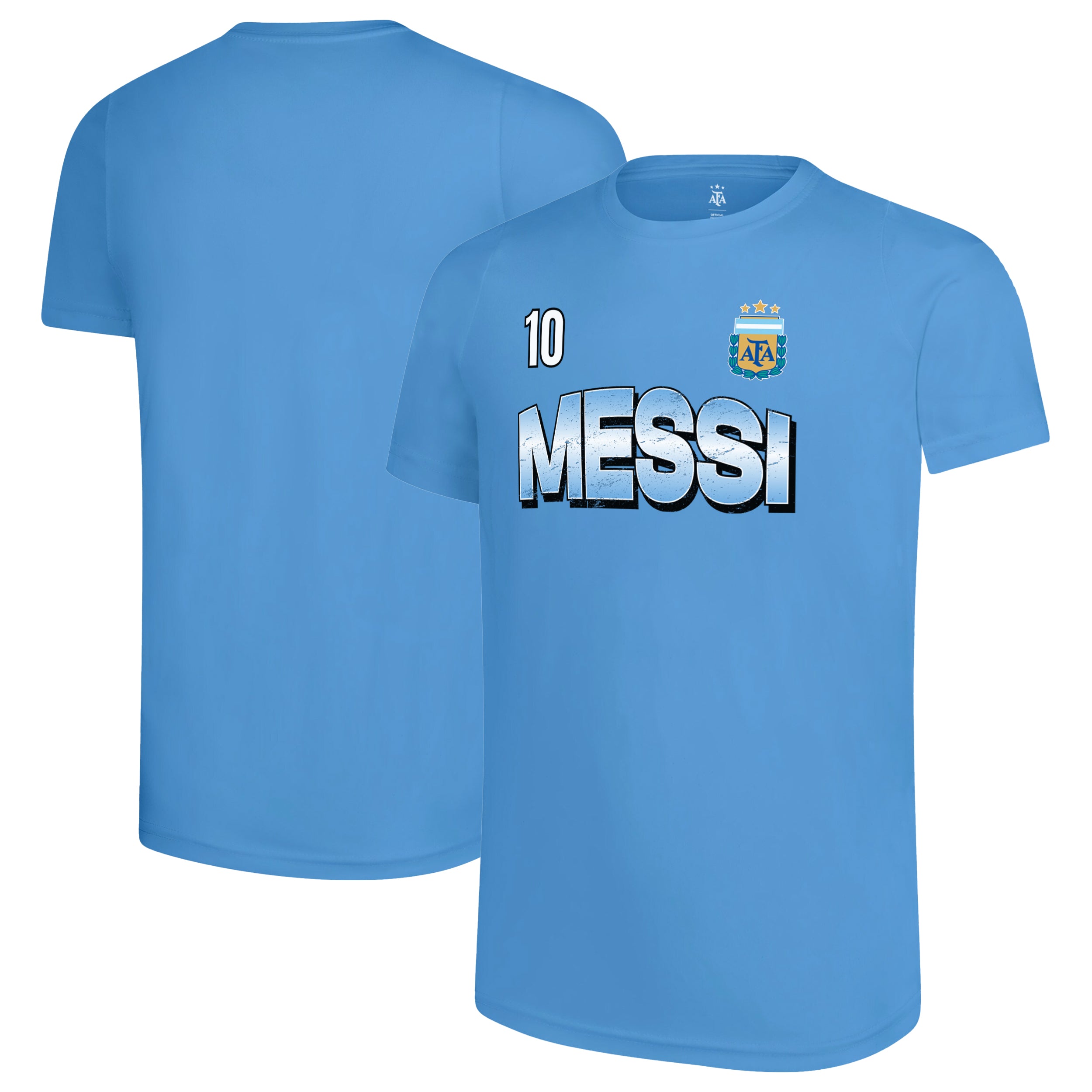 Argentina T-Shirt Light Blue Front Back