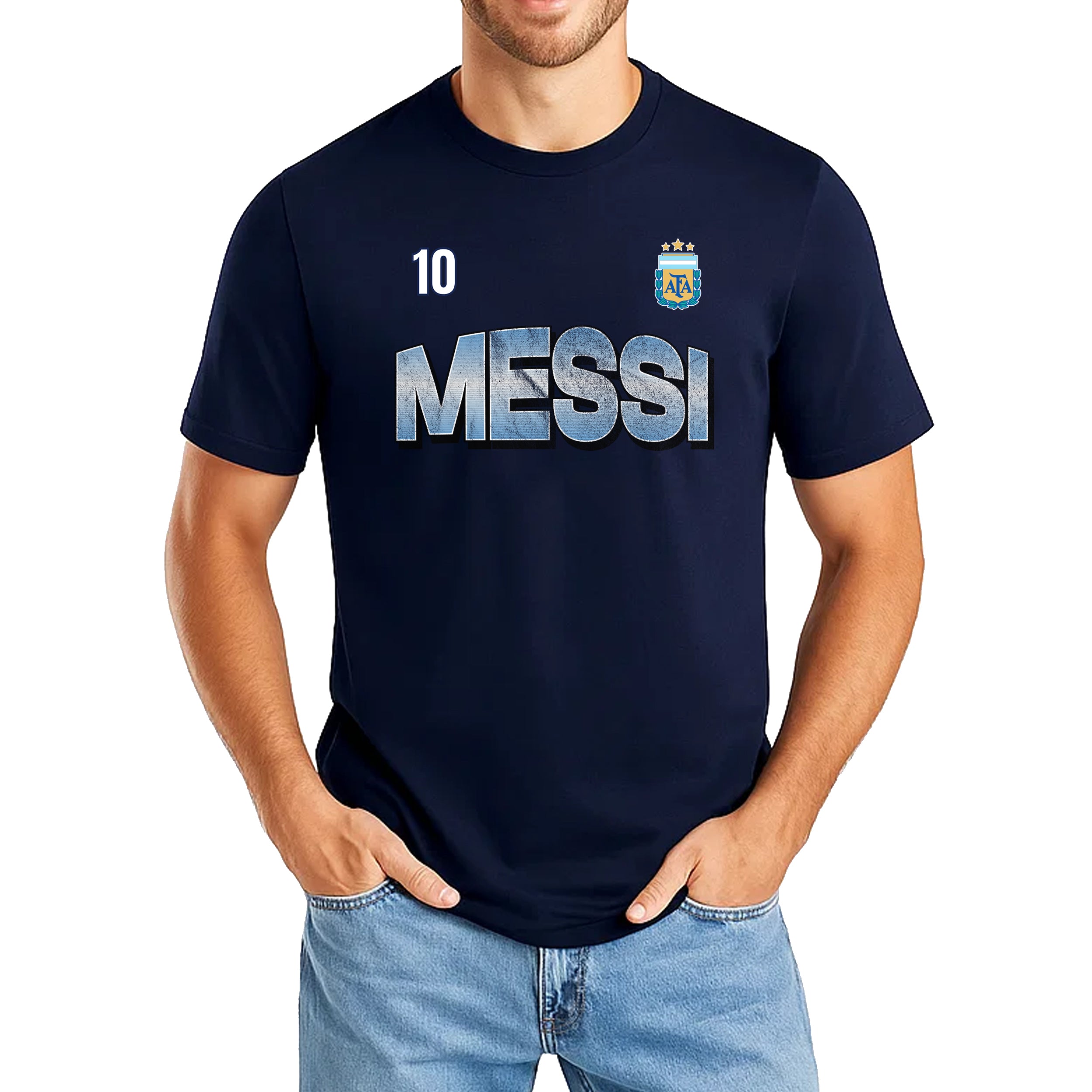 Argentina Navy T-shirt Model