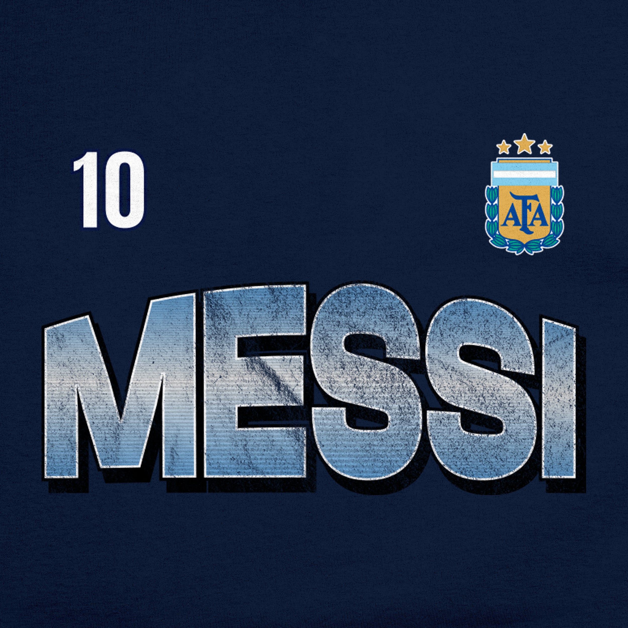 Argentina Navy T-shirt Detail 1