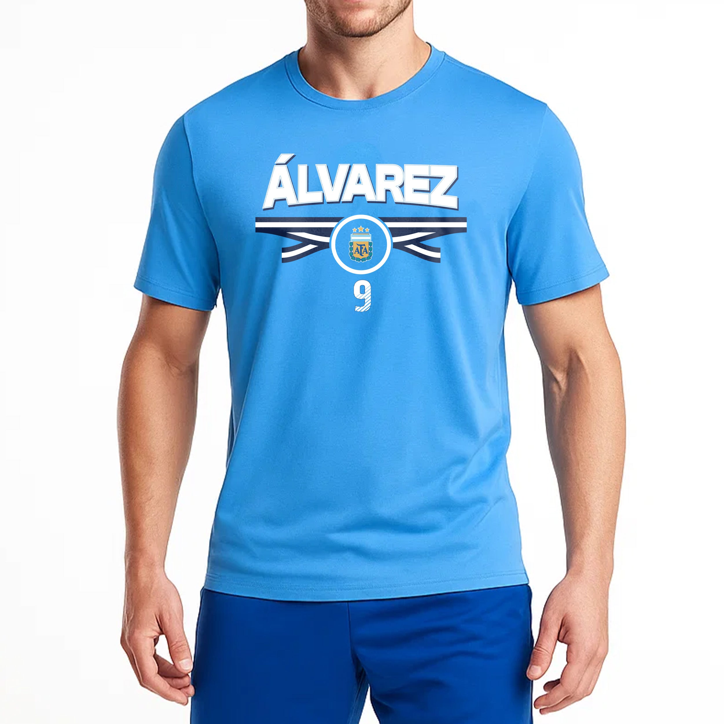 Argentina T-Shirt Light Blue Model