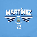 Argentina Lautaro Martínez Cotton T-Shirt - AFA698CT-LA