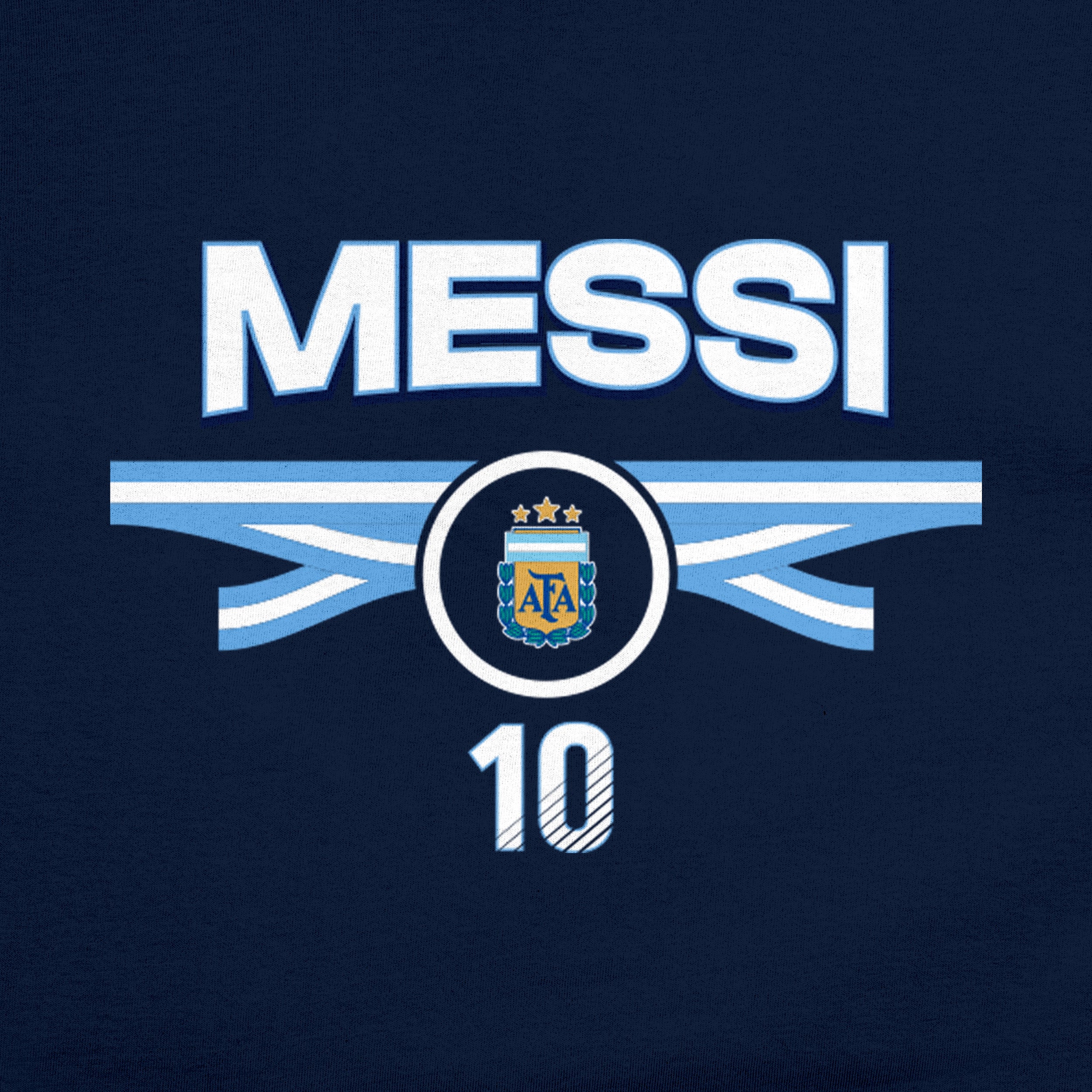Argentina T-Shirt Navy Detail 1