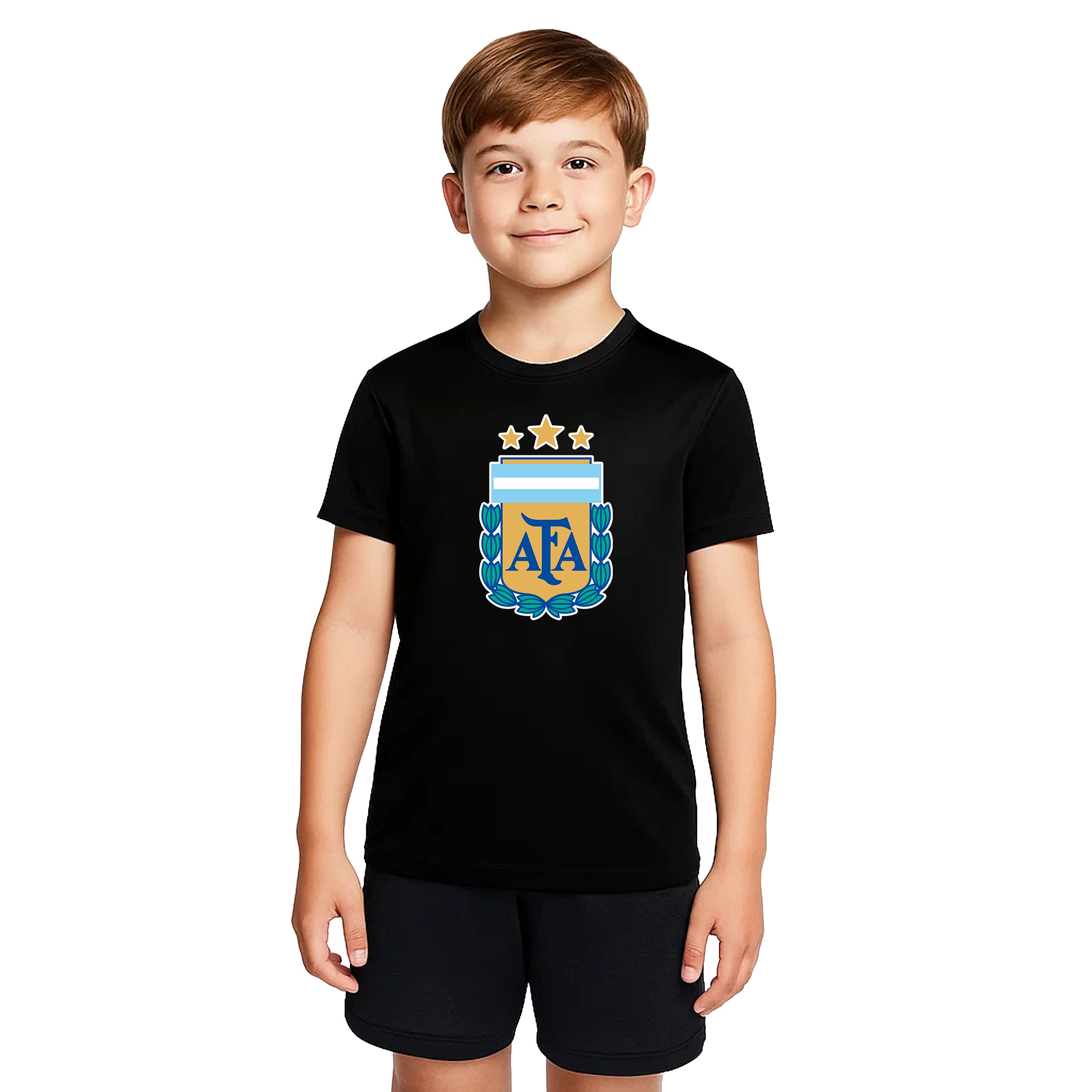 Argentina T-Shirt Black Model