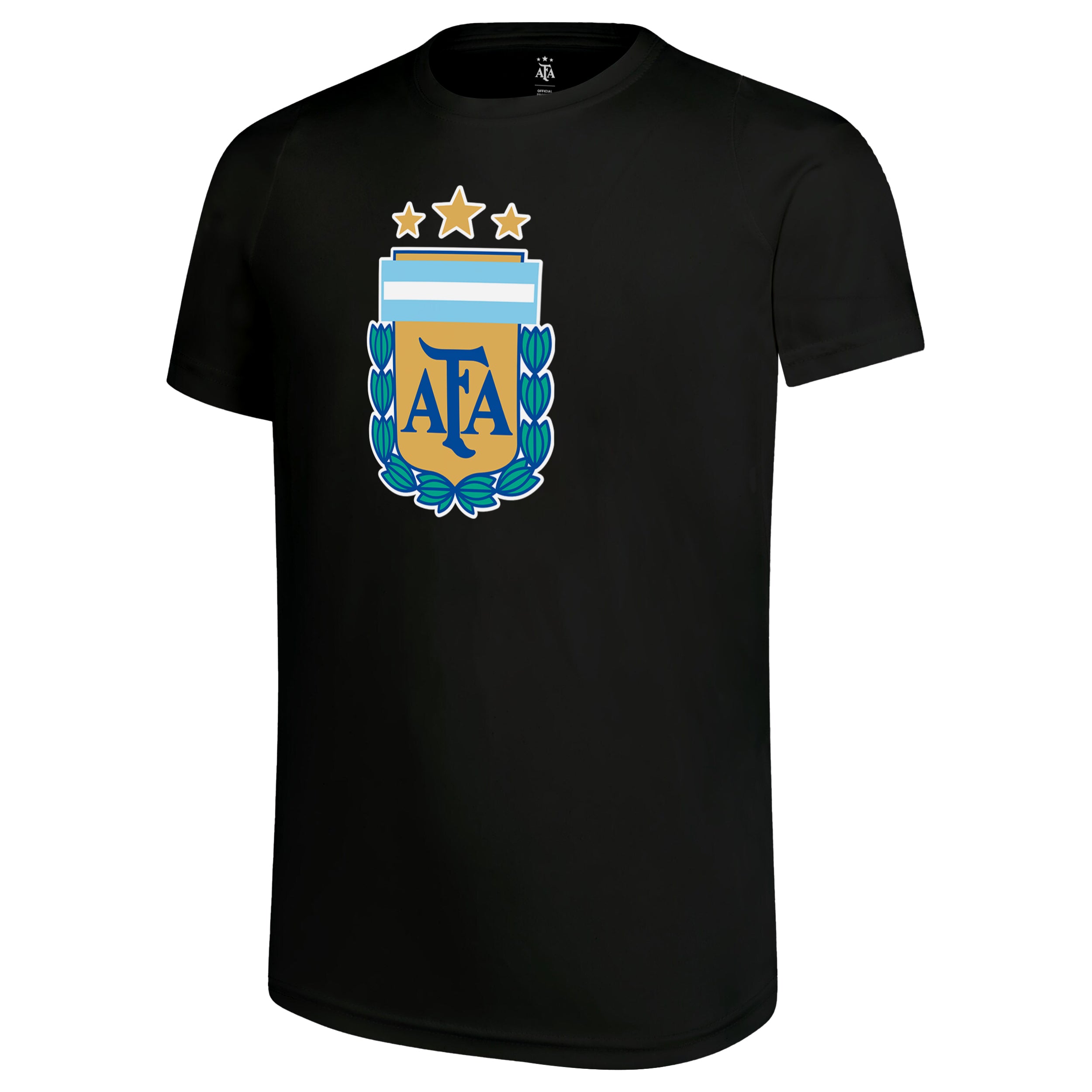 Argentina T-Shirt Black Front