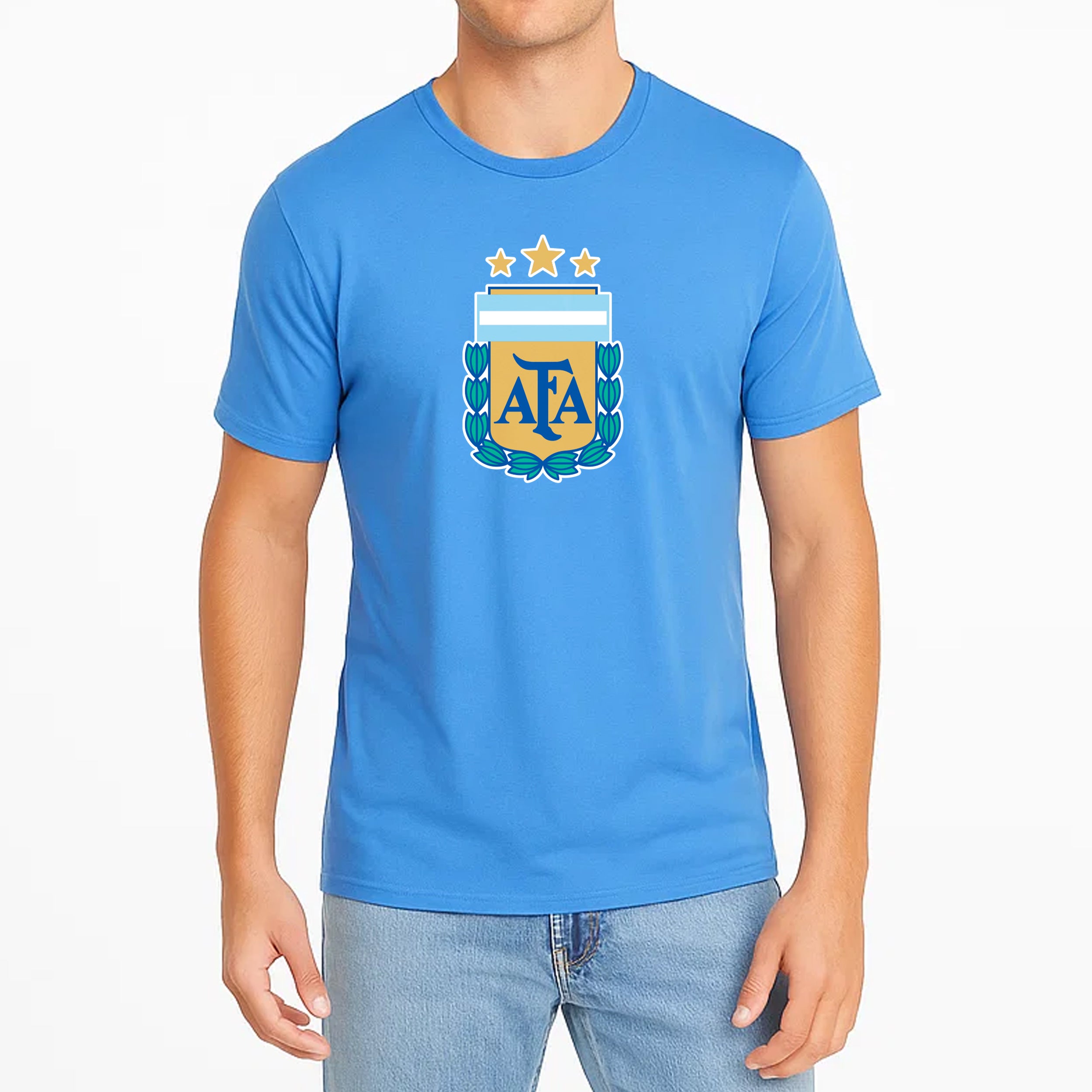 Argentina T-Shirt Light Blue Model