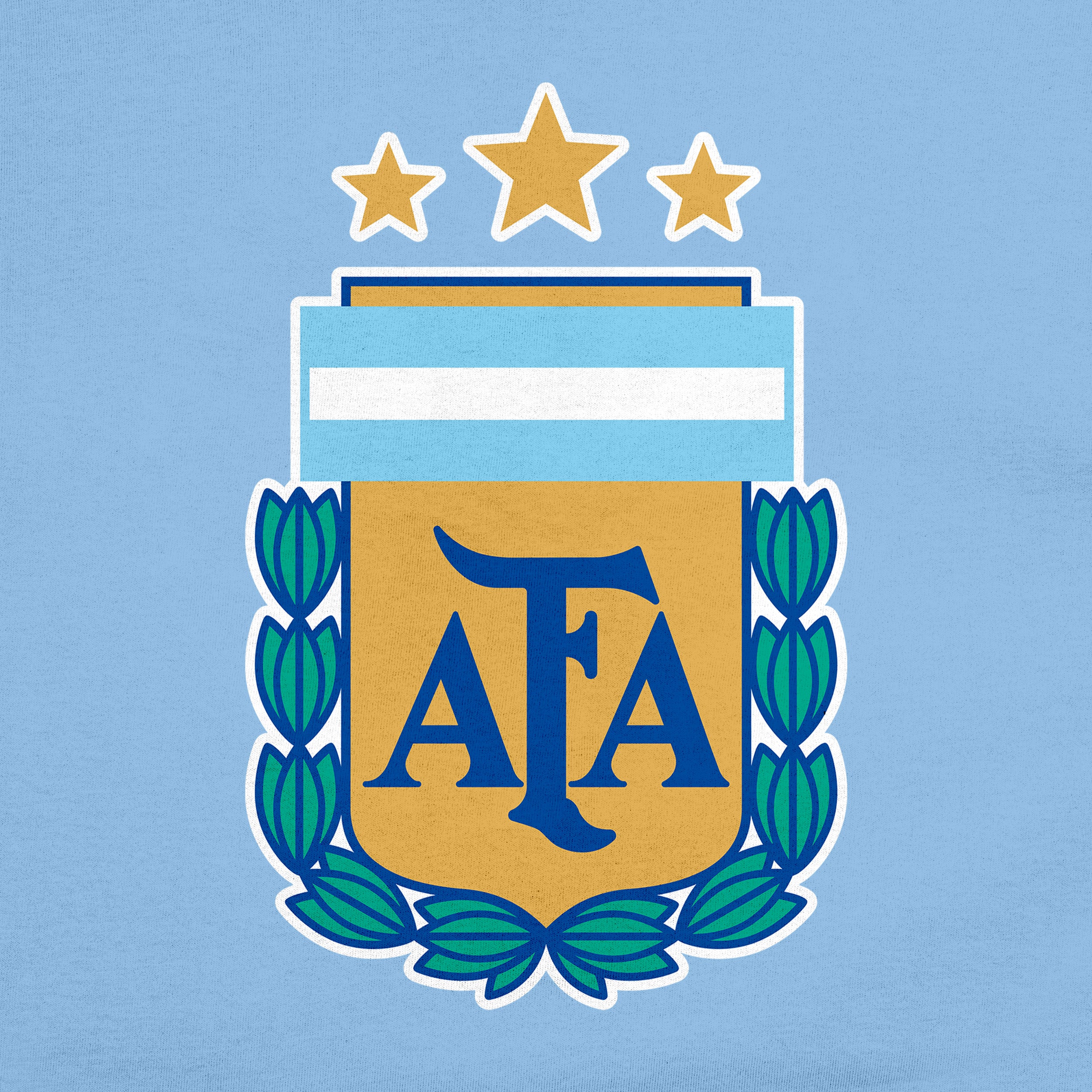 Argentina T-Shirt Light Blue Detail 1