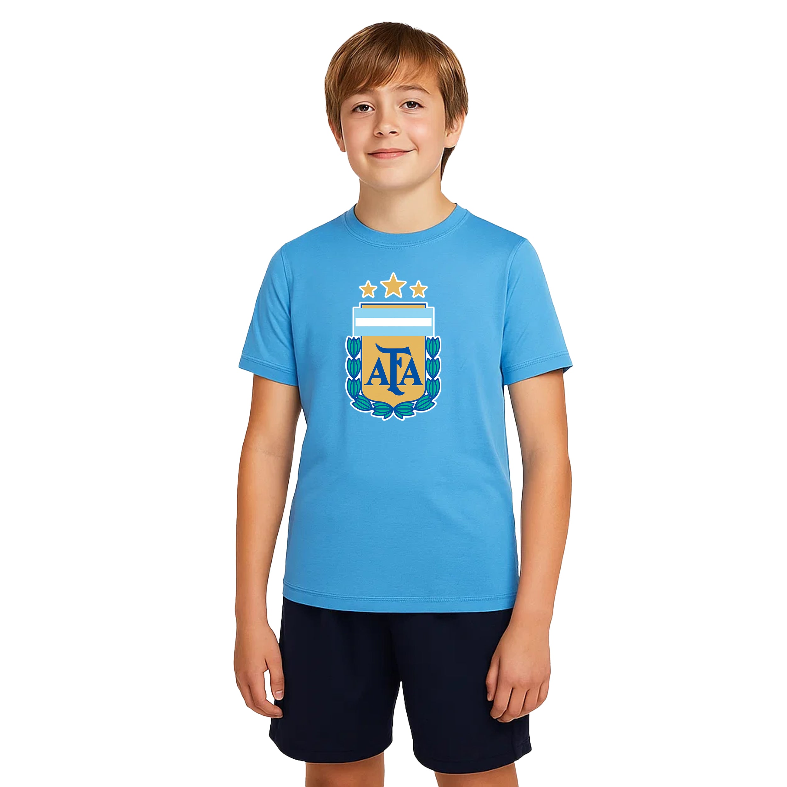 Argentina T-Shirt Light Blue Model