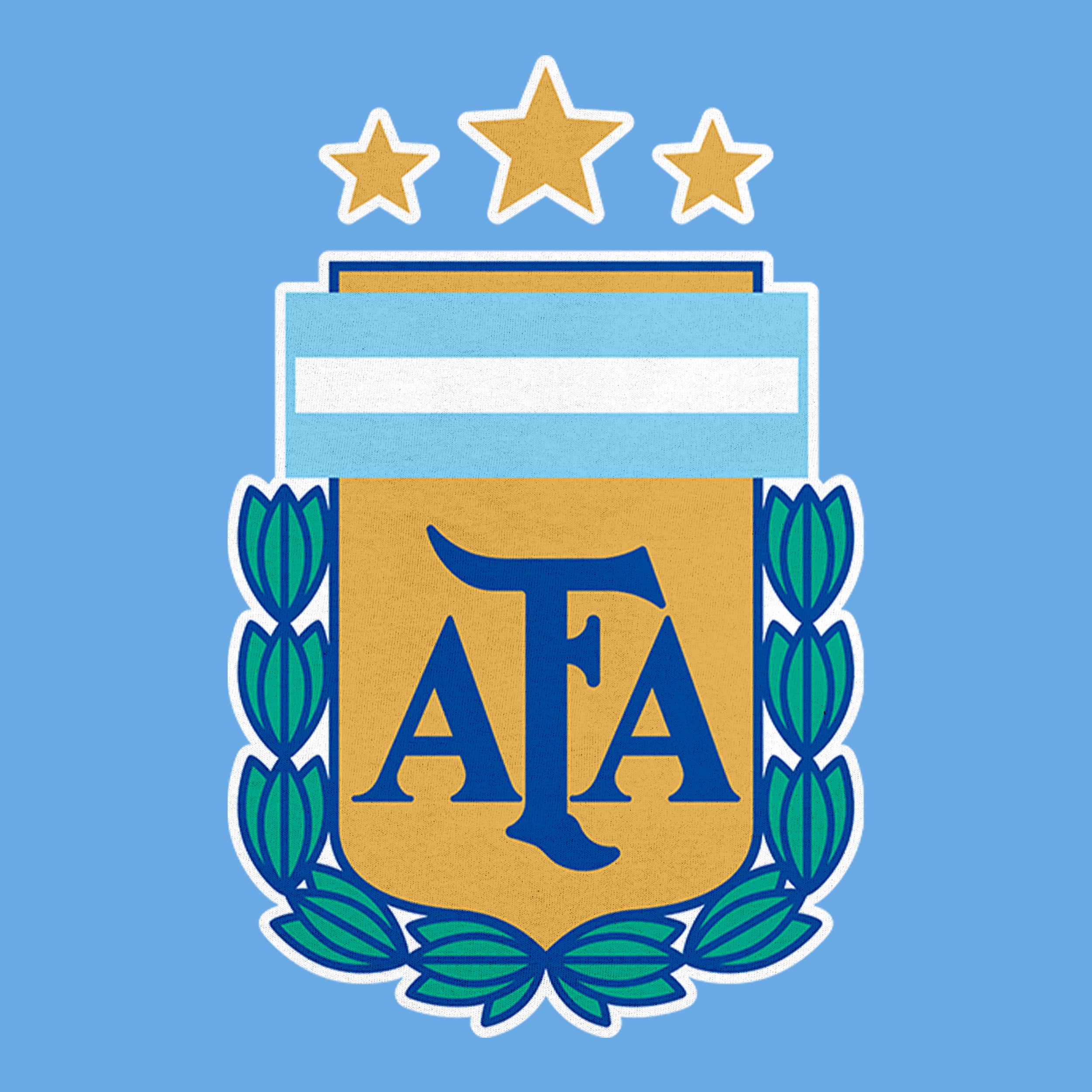 Argentina T-Shirt Light Blue Detail 1