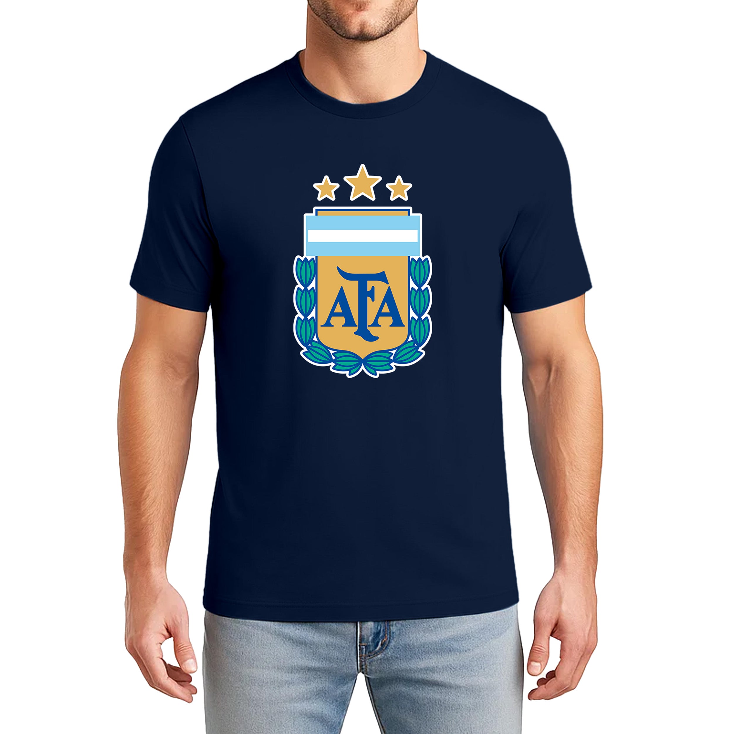 Argentina T-Shirt Navy Model