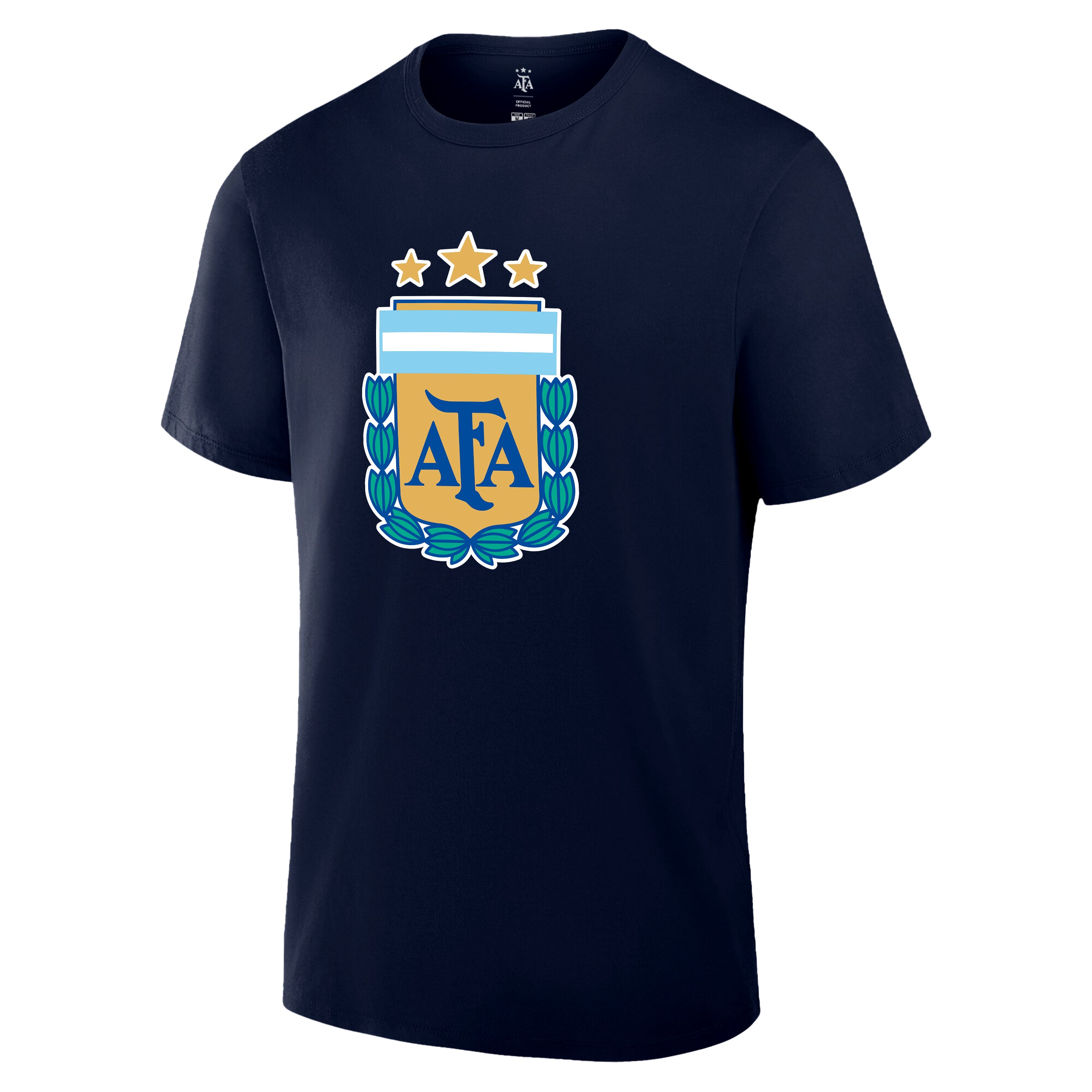 Argentina T-Shirt Navy Front