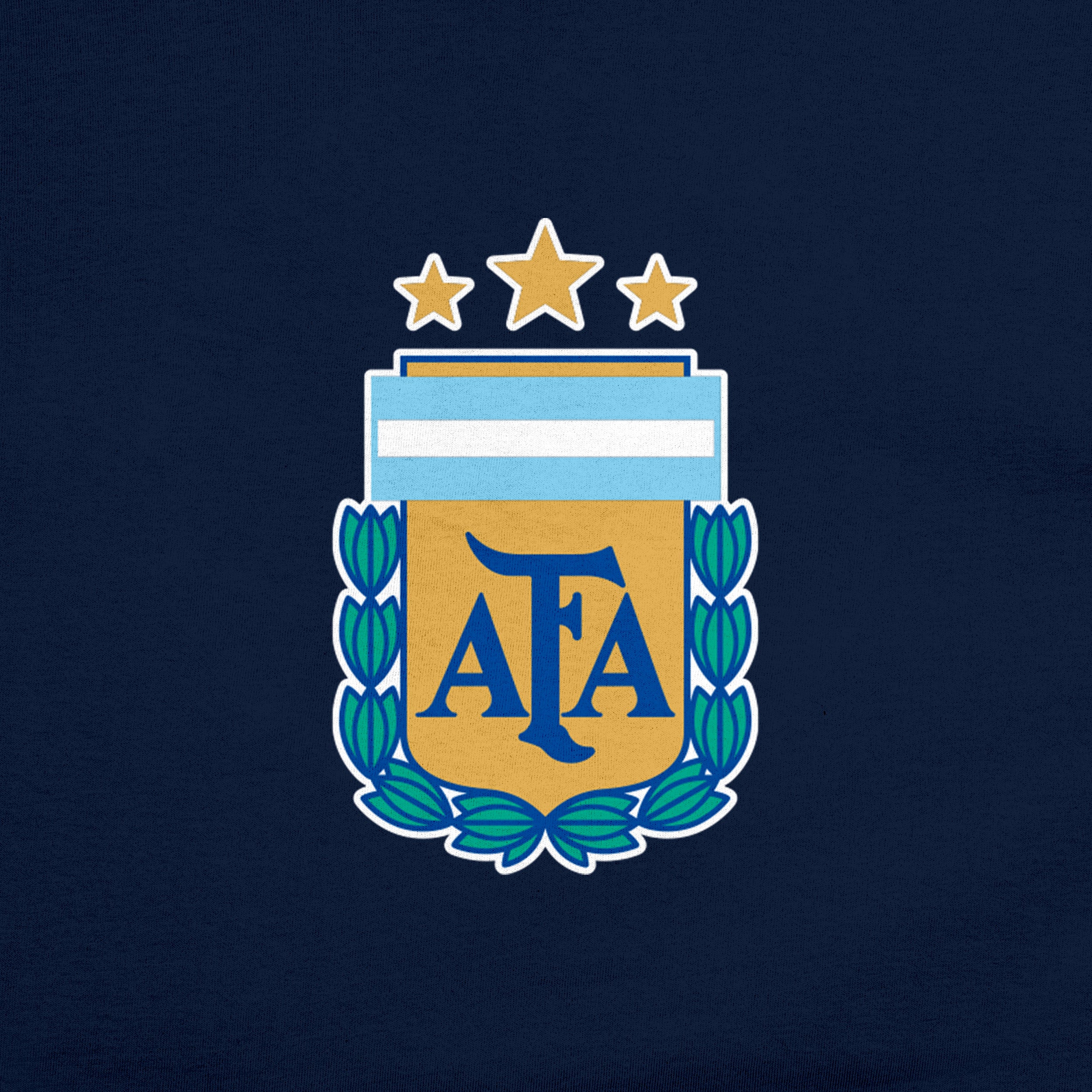 Argentina T-Shirt Navy Detail 1