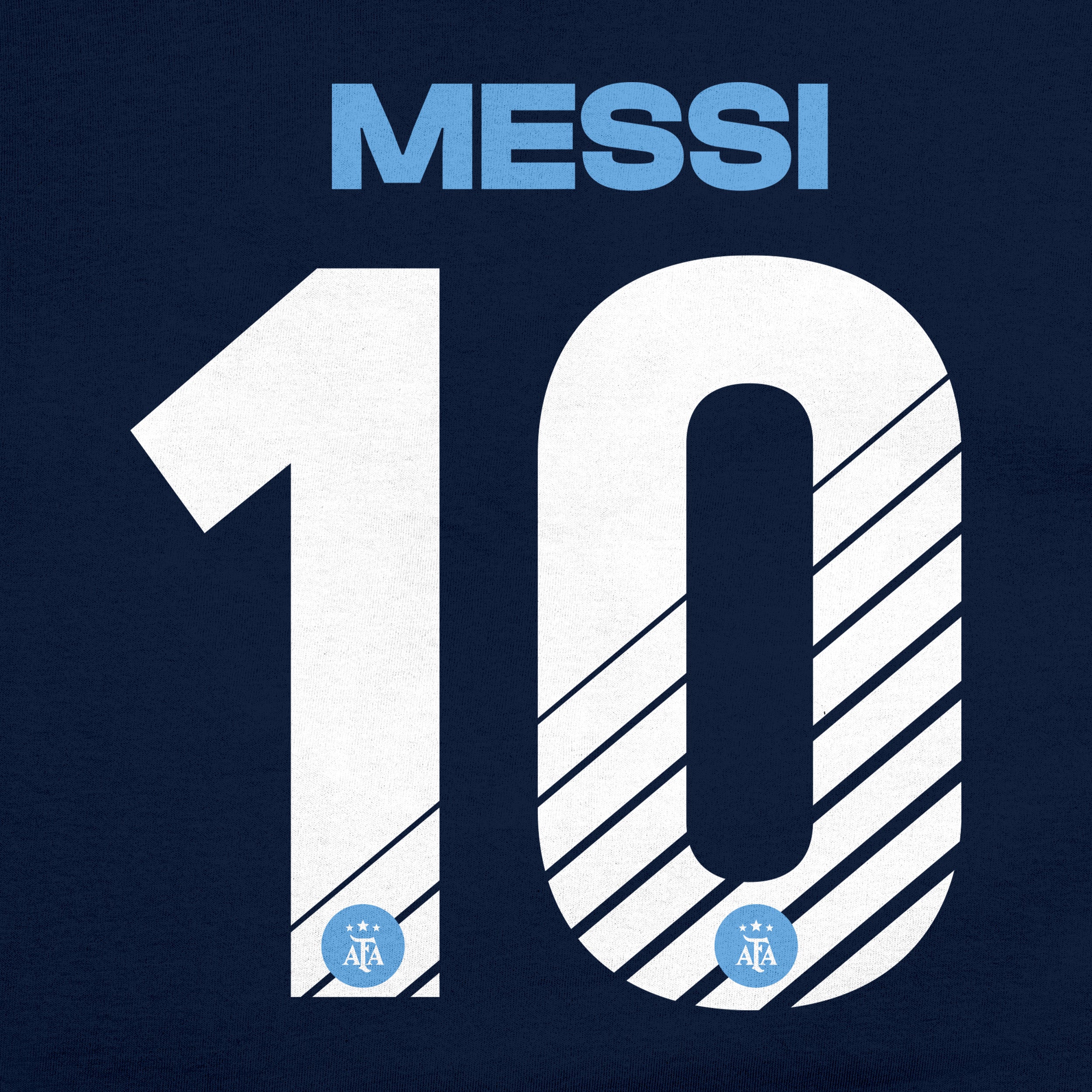 Argentina T-Shirt Navy Detail 2
