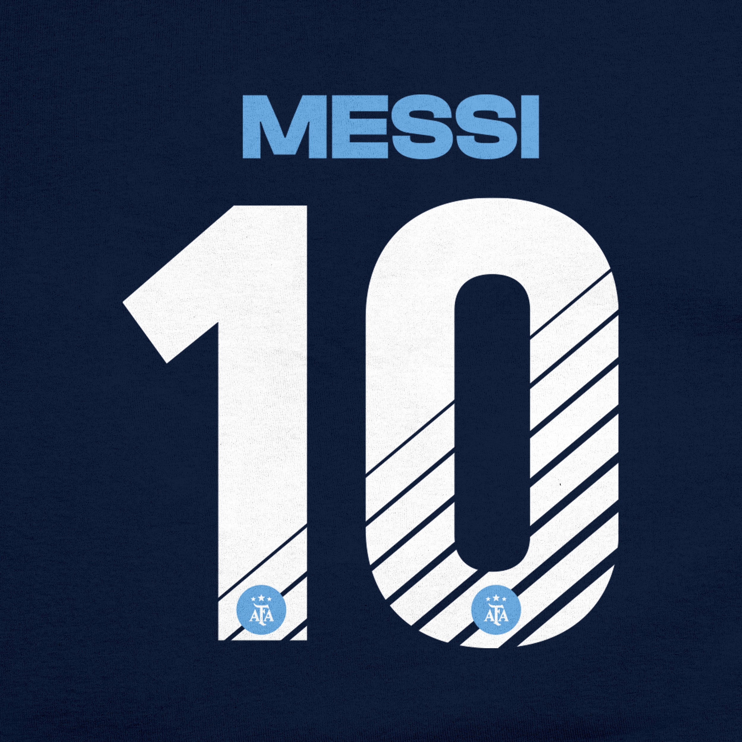 Argentina T-Shirt Navy Detail 2