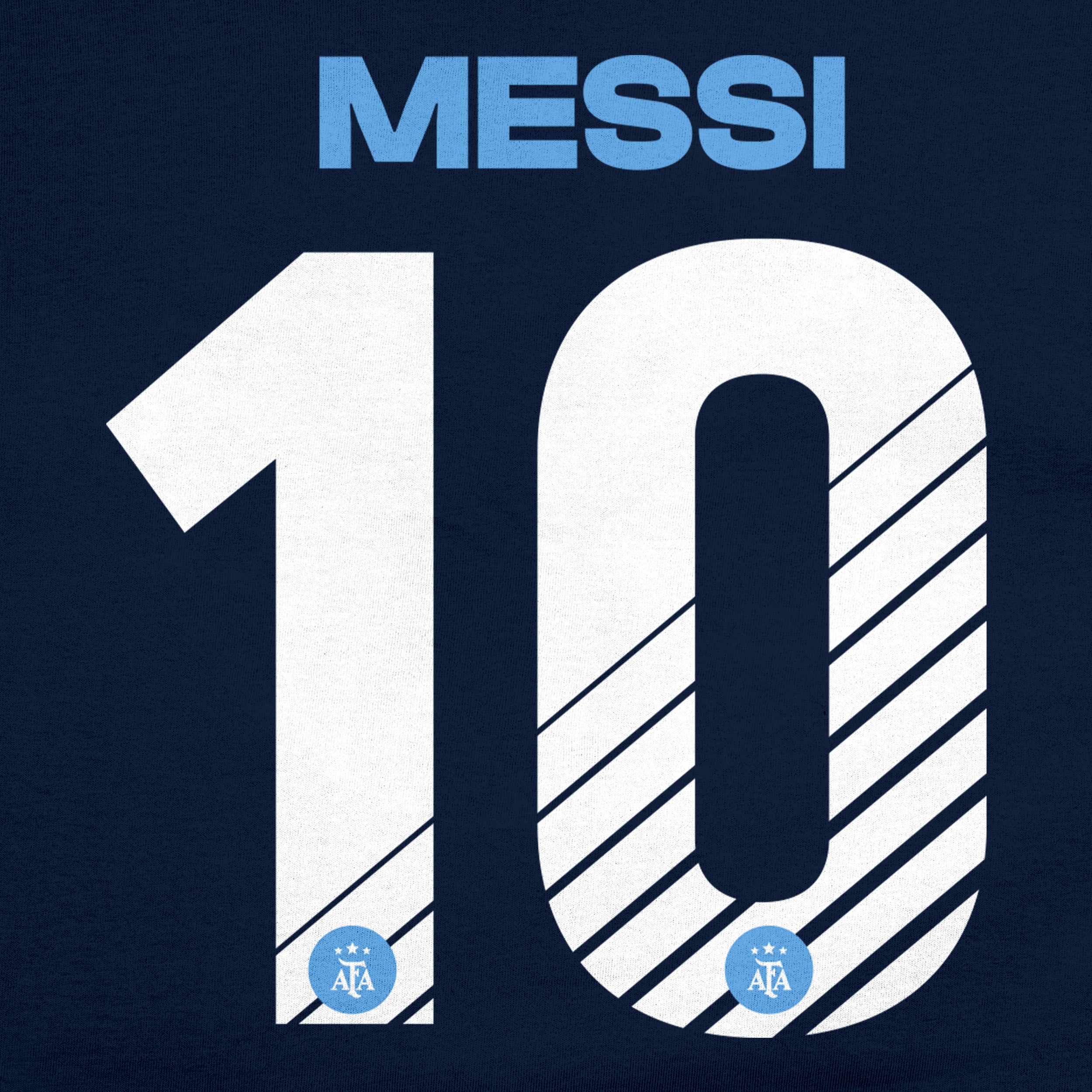 Argentina T-Shirt Navy Detail 2