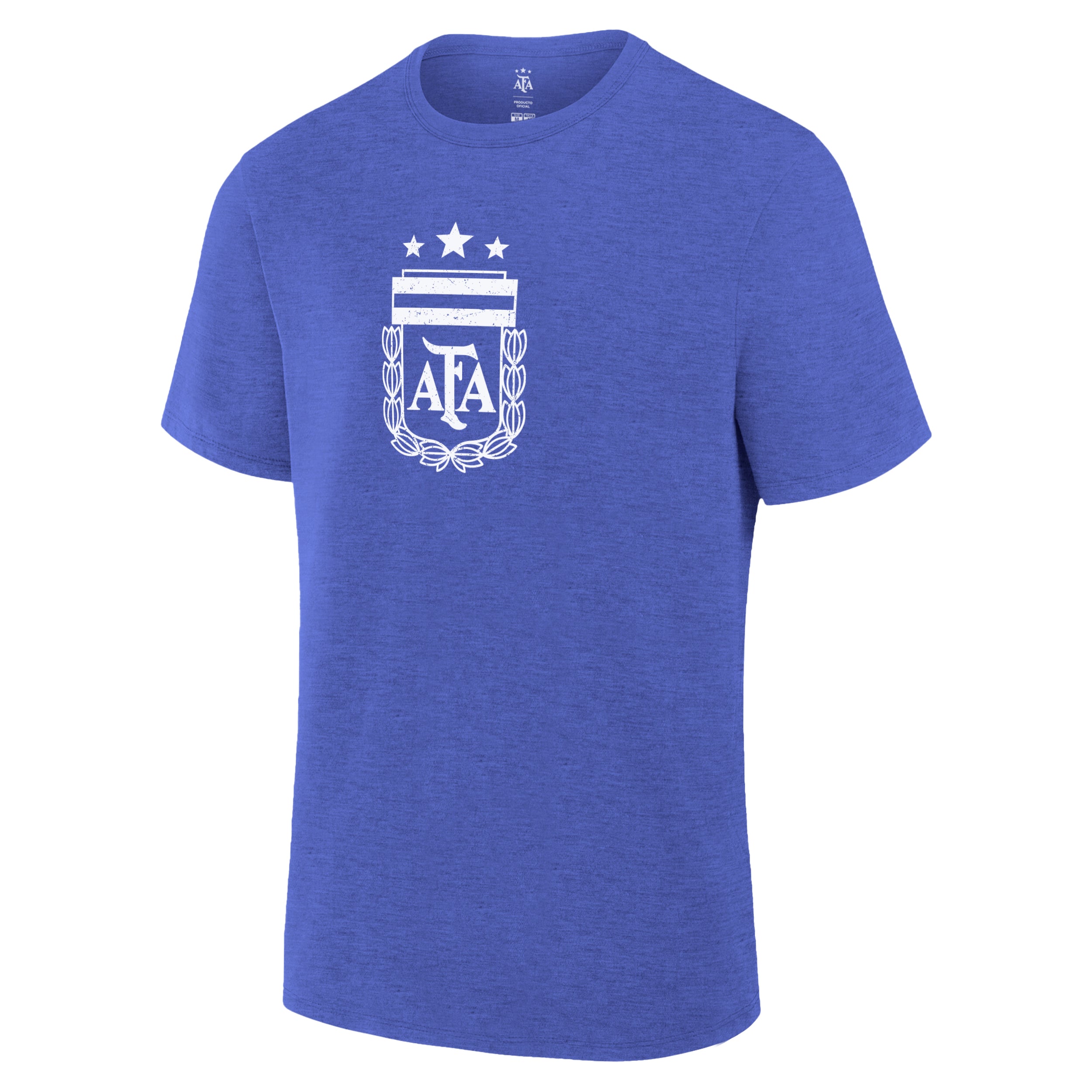 Argentina Heather Blue T-shirt Front