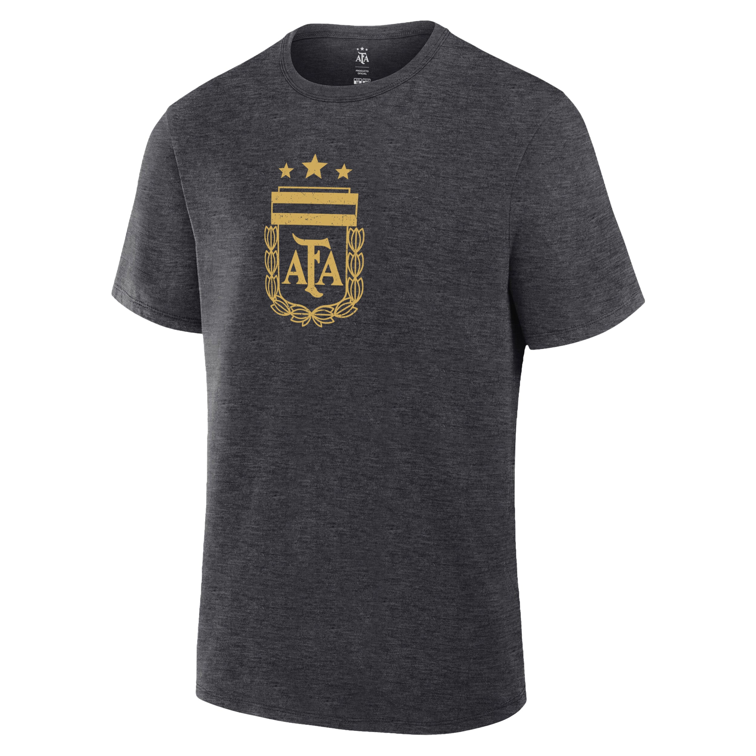 Argentina Heather Charcoal T-shirt Front