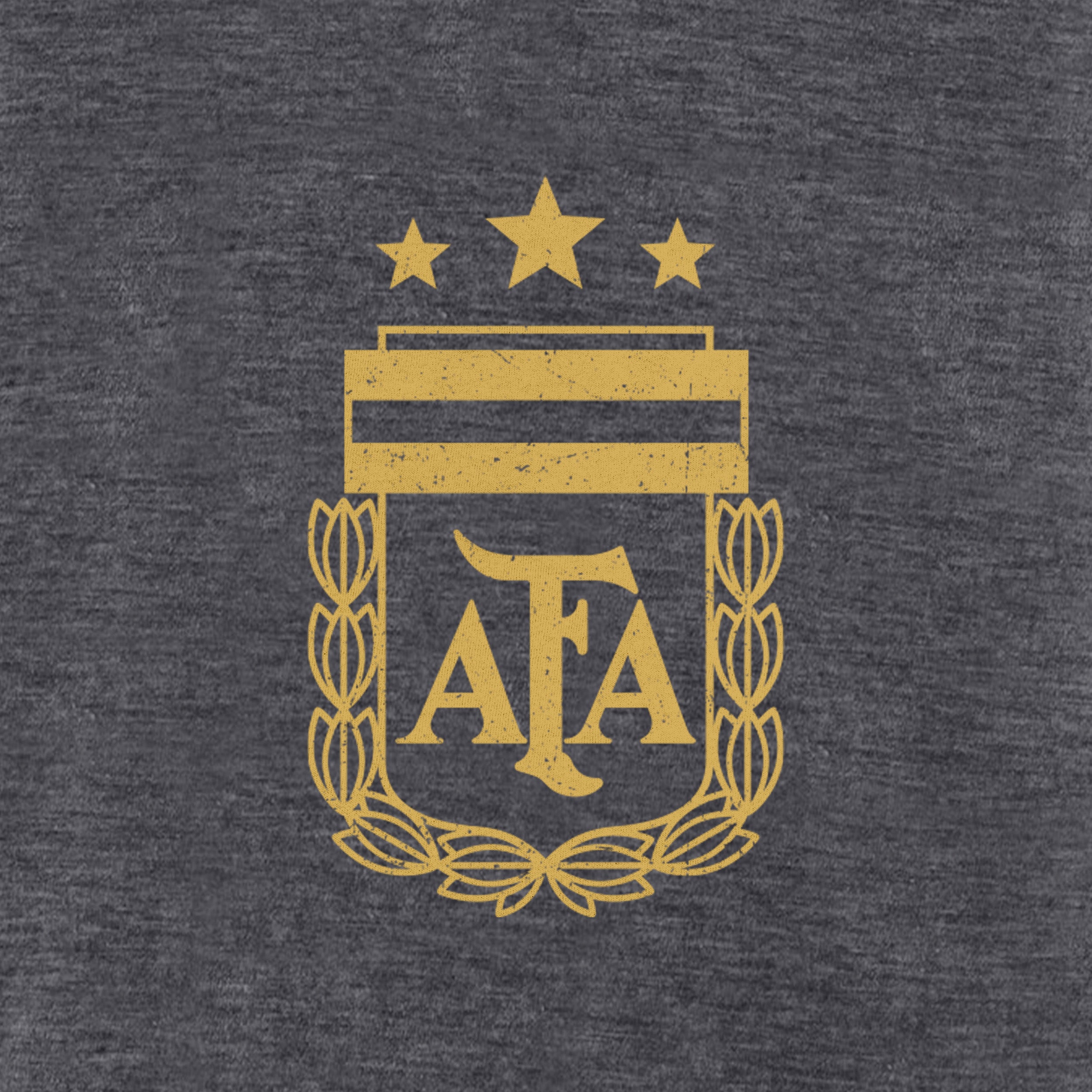 Argentina Heather Charcoal T-shirt Detail 1
