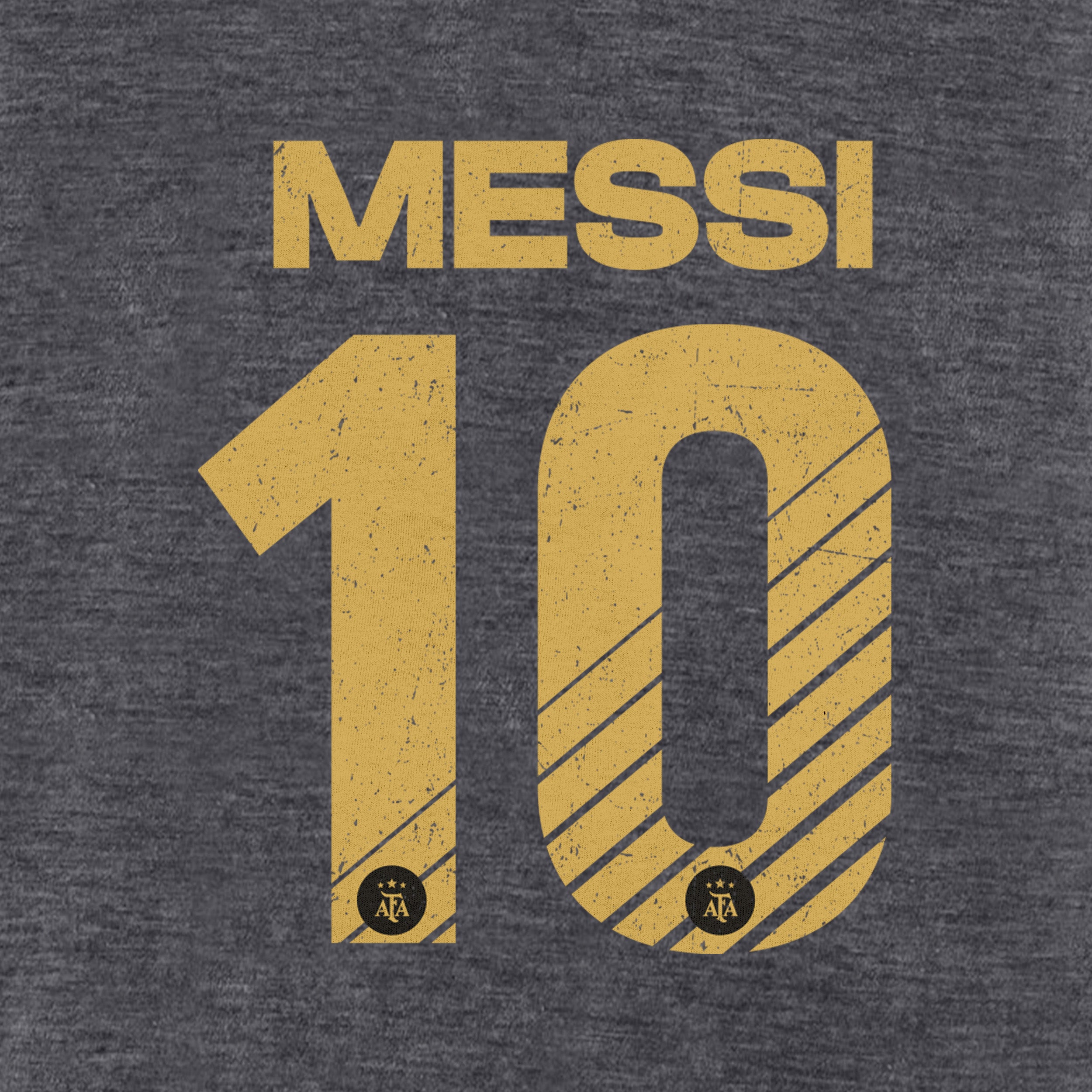 Argentina Heather Charcoal T-shirt Detail 2